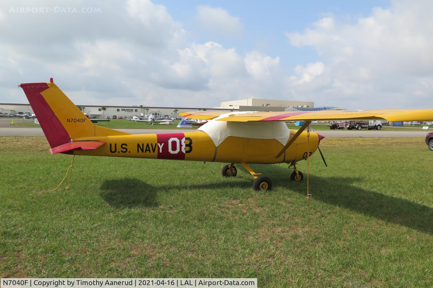 N7040F, 1966 Cessna 150F C/N 15063640, 1966 Cessna 150F, c/n: 15063640, Sun n Fun 2021