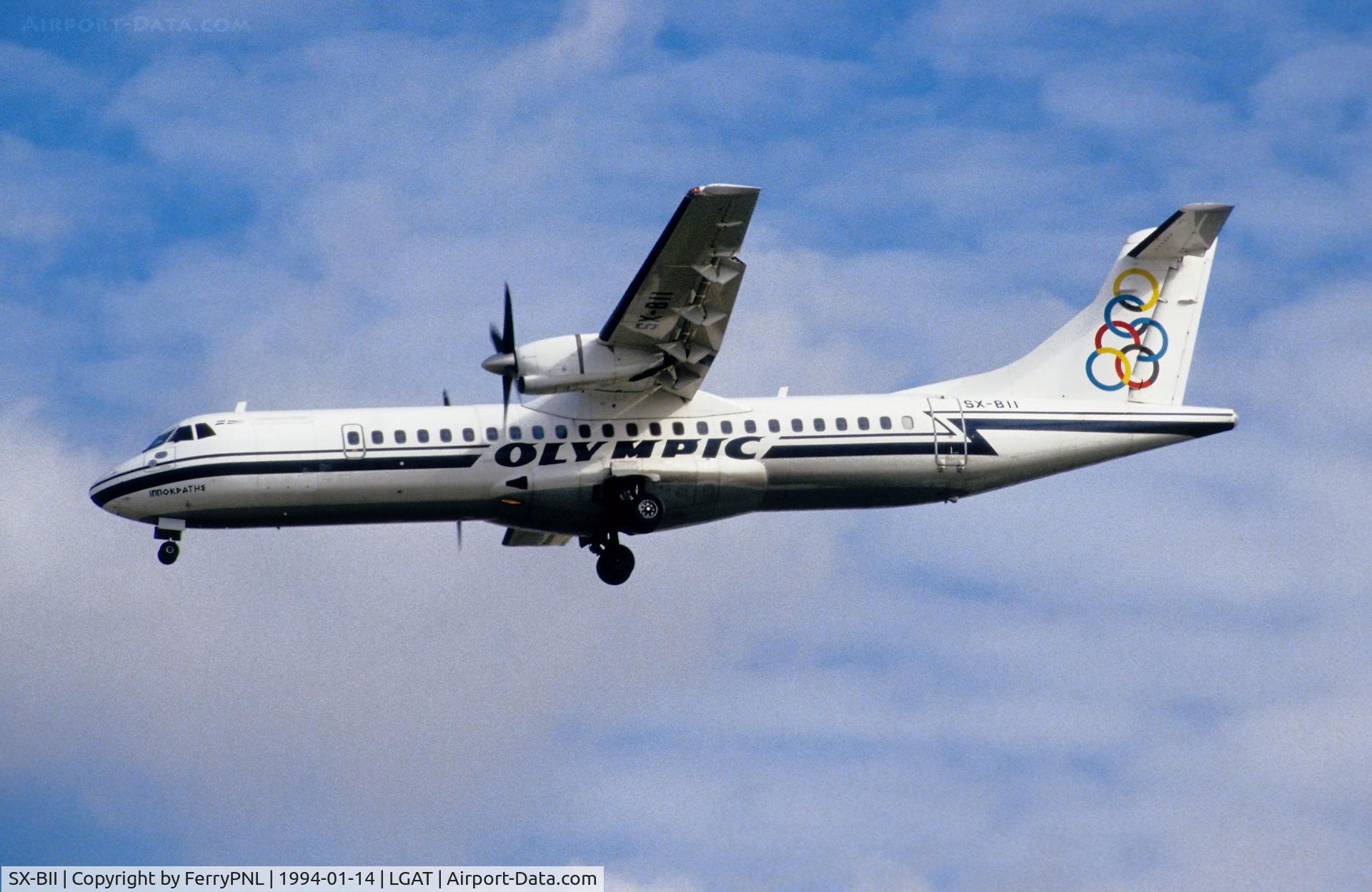 SX-BII, 1993 ATR 72-202 C/N 353, Olympic ATR72