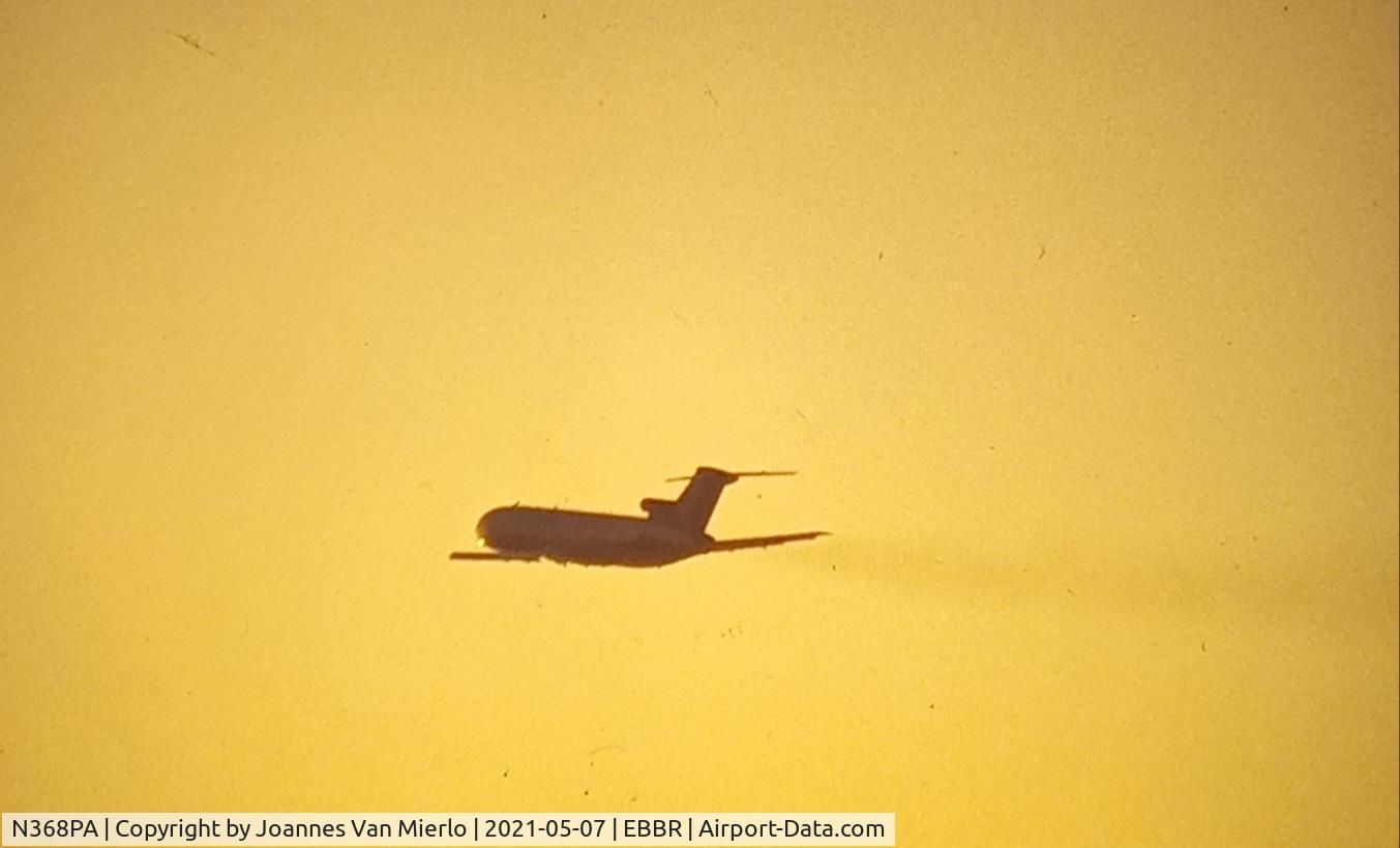 N368PA, 1982 Boeing 727-221F C/N 22540, flying parcels out of Brussels