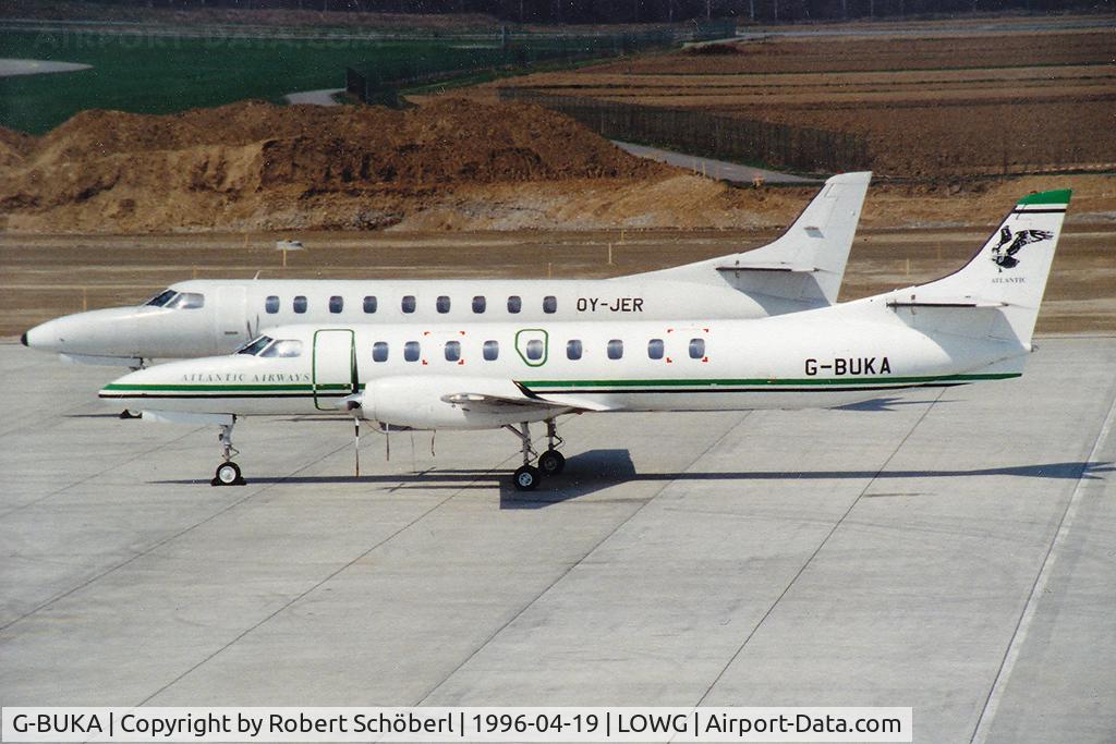 G-BUKA, 1988 Fairchild SA-227AC Metro III C/N AC-706B, G-BUKA @ LOWG 1996