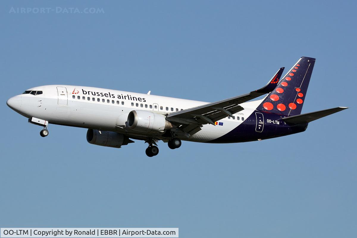 OO-LTM, 1991 Boeing 737-3M8 C/N 25070, at bru