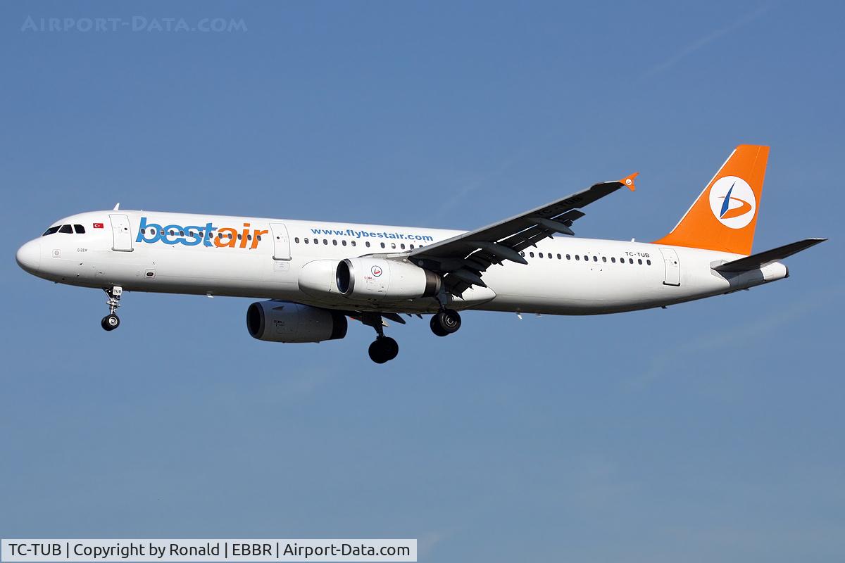 TC-TUB, 1996 Airbus A321-131 C/N 604, at bru