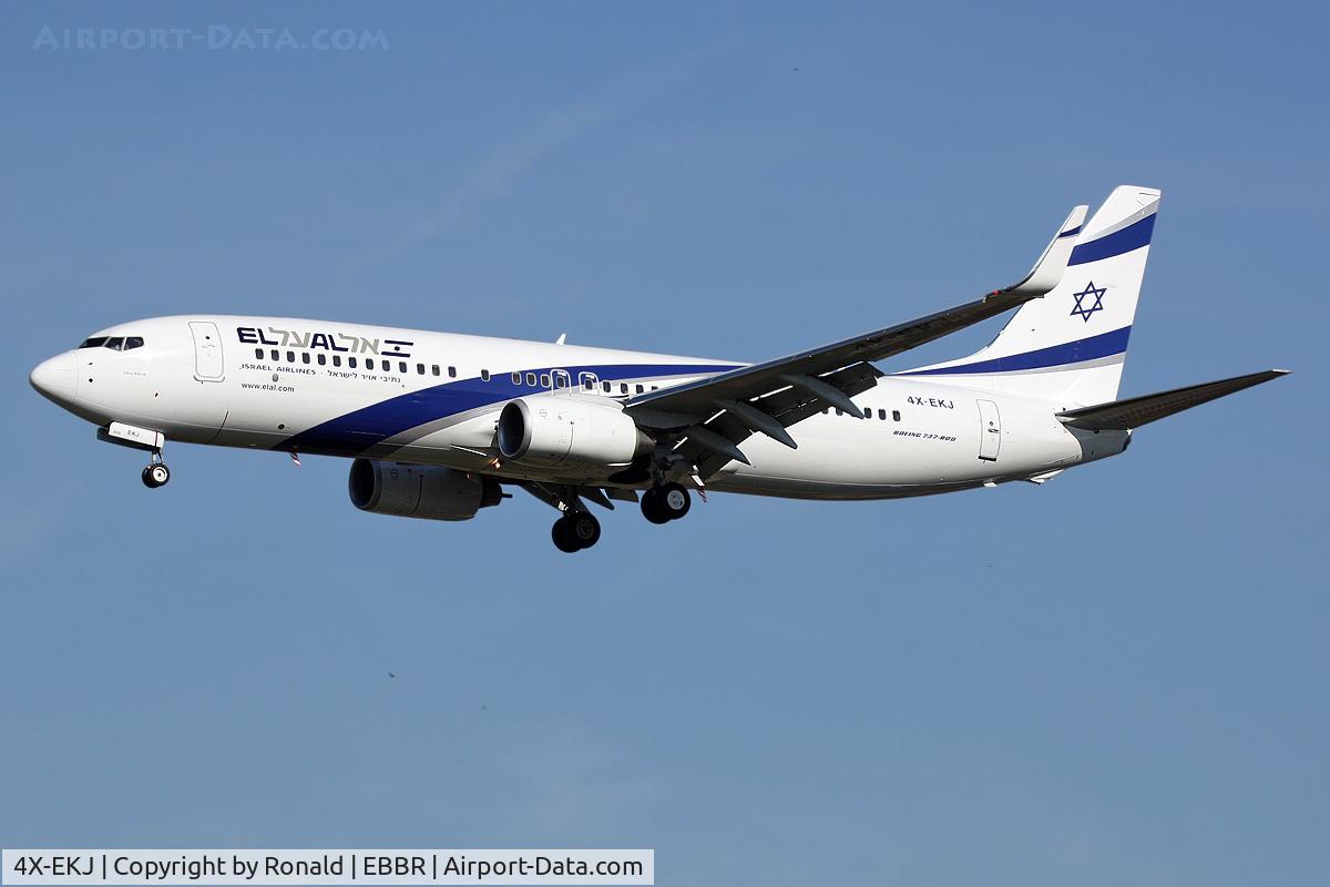 4X-EKJ, 2009 Boeing 737-85P C/N 35486, at bru