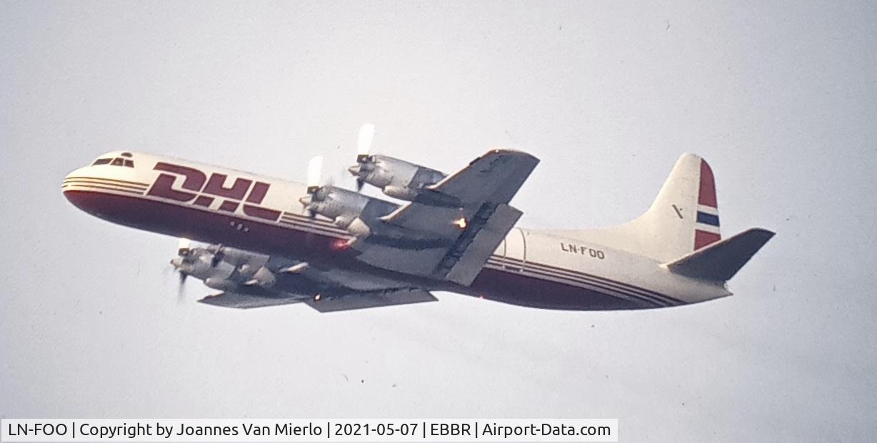 LN-FOO, Lockheed L188C(F) C/N 188-1098, Flying parcels out of Brussels