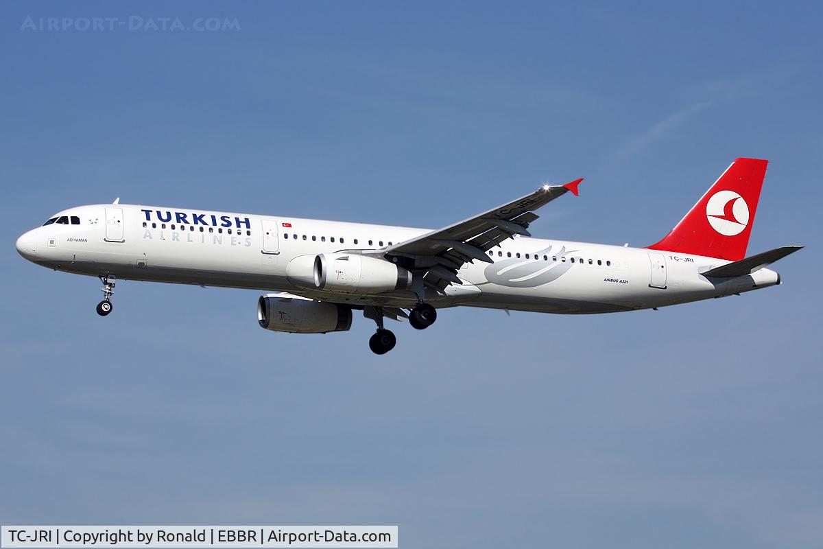TC-JRI, 2008 Airbus A321-231 C/N 3405, at bru
