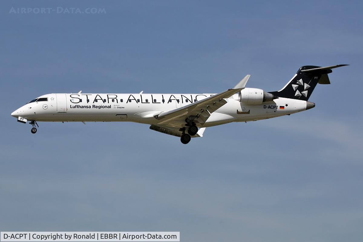 D-ACPT, 2003 Canadair CRJ-701ER (CL-600-2C10) Regional Jet C/N 10103, at bru