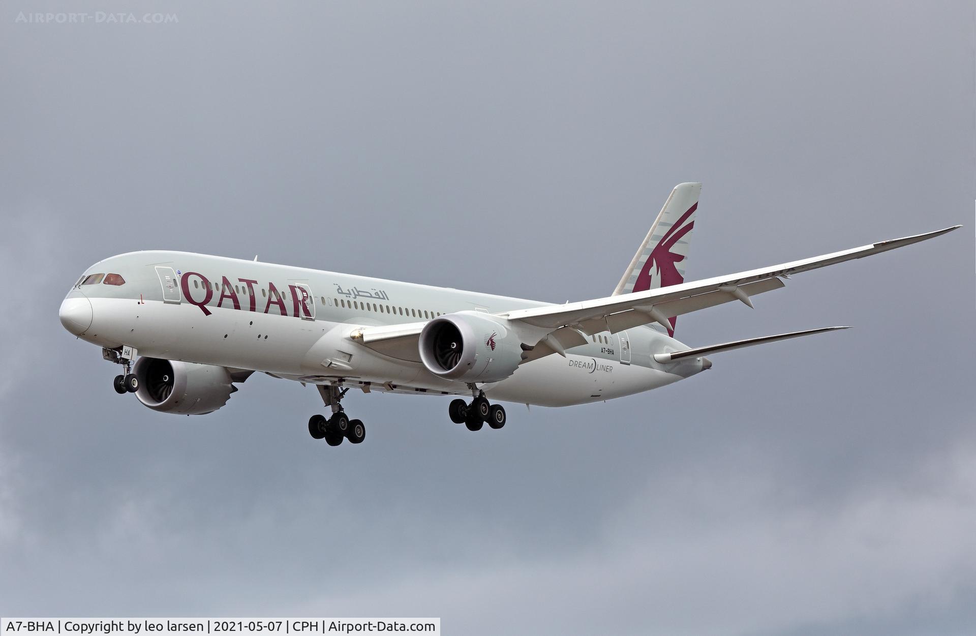 A7-BHA, 2019 Boeing 787-9 Dreamliner Dreamliner C/N 64217, Copenhagen 7.5.2021
