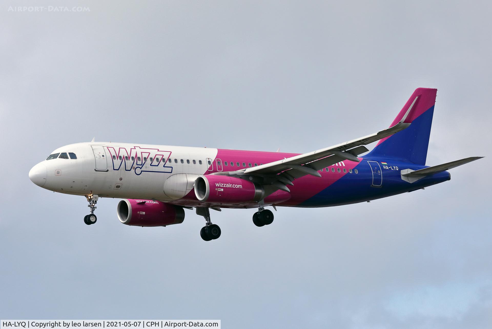 HA-LYQ, 2015 Airbus A320-232 C/N 6614, Copenhagen 7.5.2021