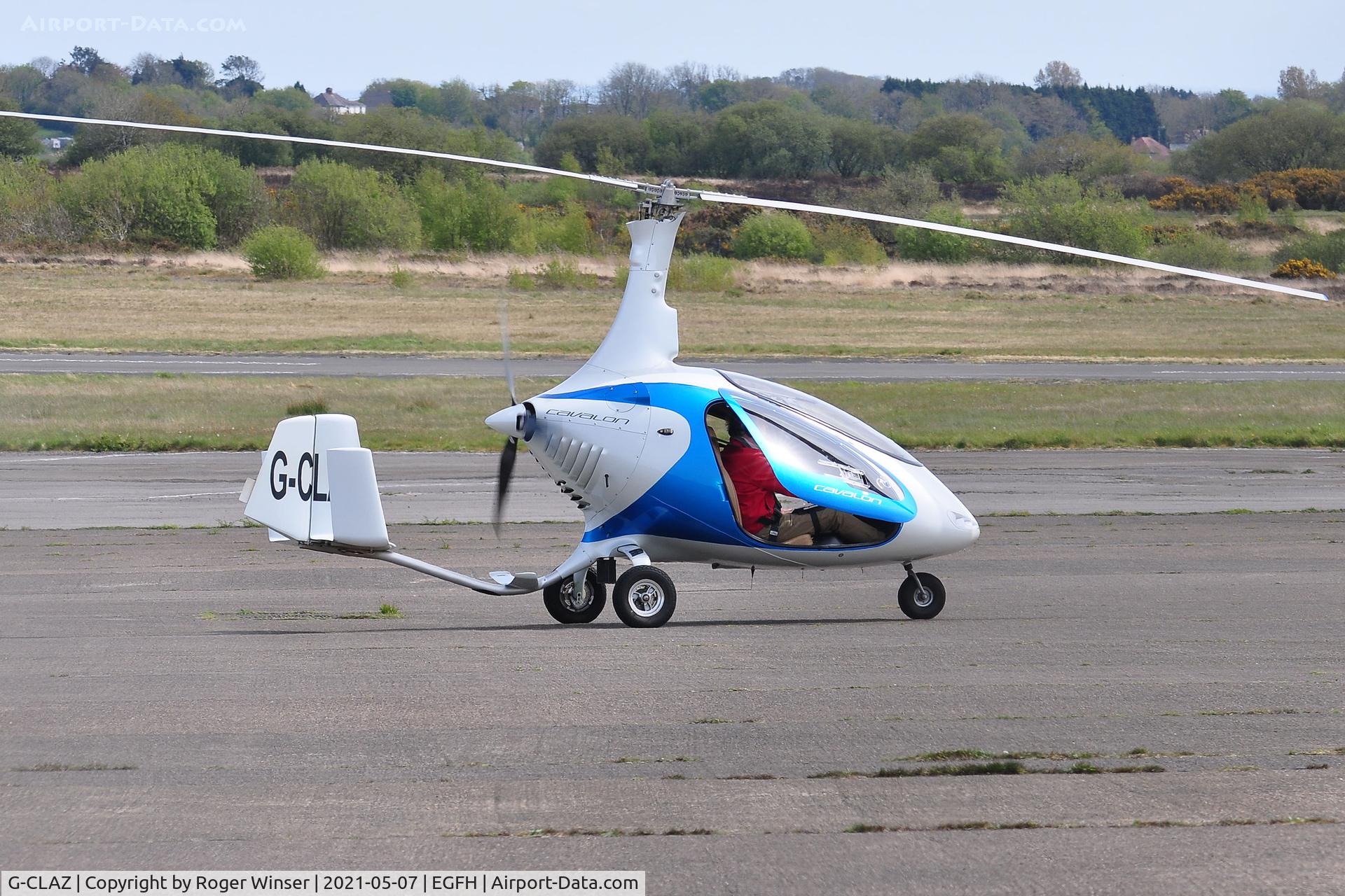 G-CLAZ, 2018 AutoGyro Cavalon C/N RSUK/CVLN/029, Visiting rotorcraft.