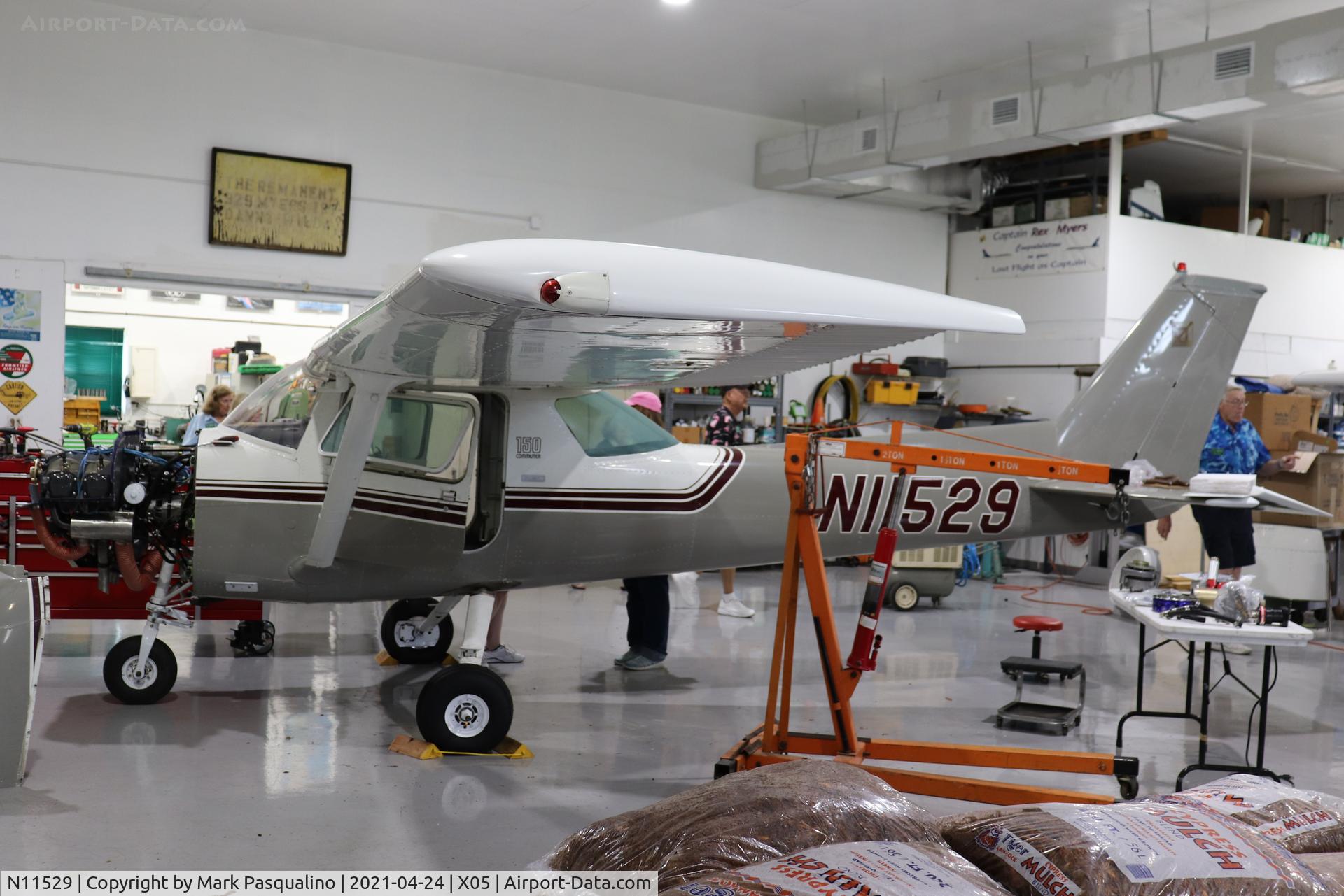 N11529, 1973 Cessna 150L C/N 15075491, Cessna 150L