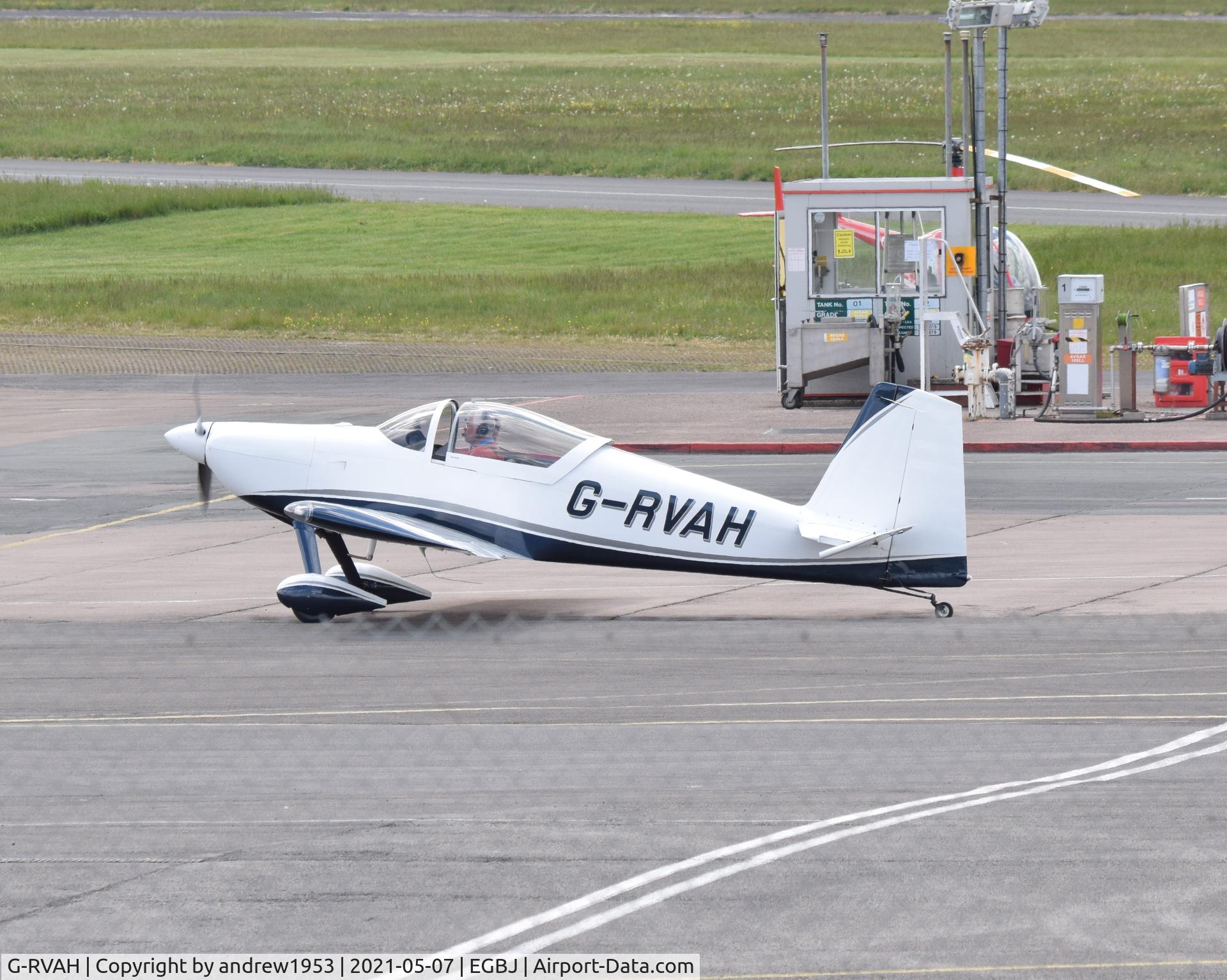 G-RVAH, 2012 Vans RV-7 C/N LAA 323-14963, G-RVAH at Gloucestershire Airport.