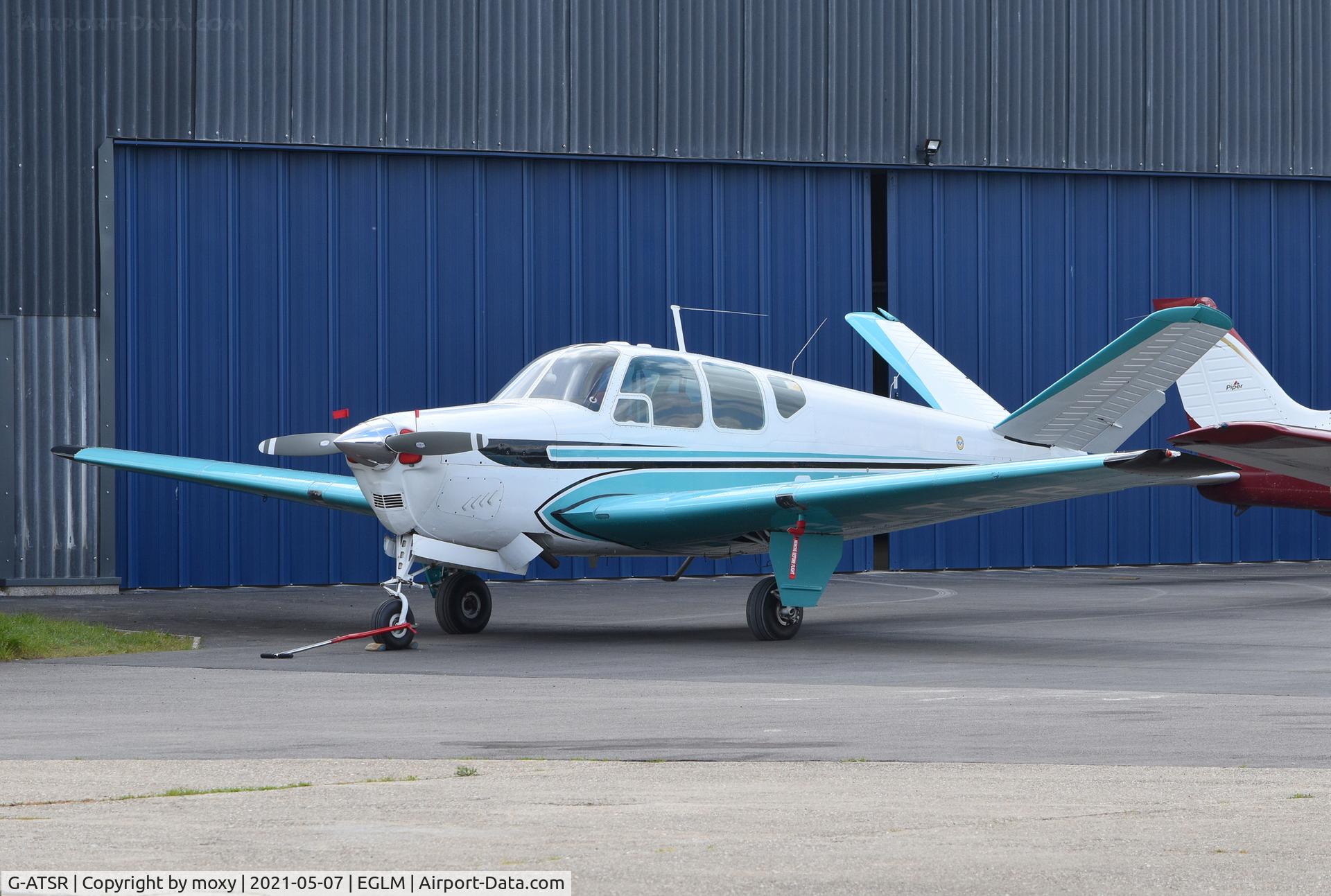 G-ATSR, 1959 Beech M35 Bonanza C/N D-6236, Beech M35 Bonanza at White Waltham.
