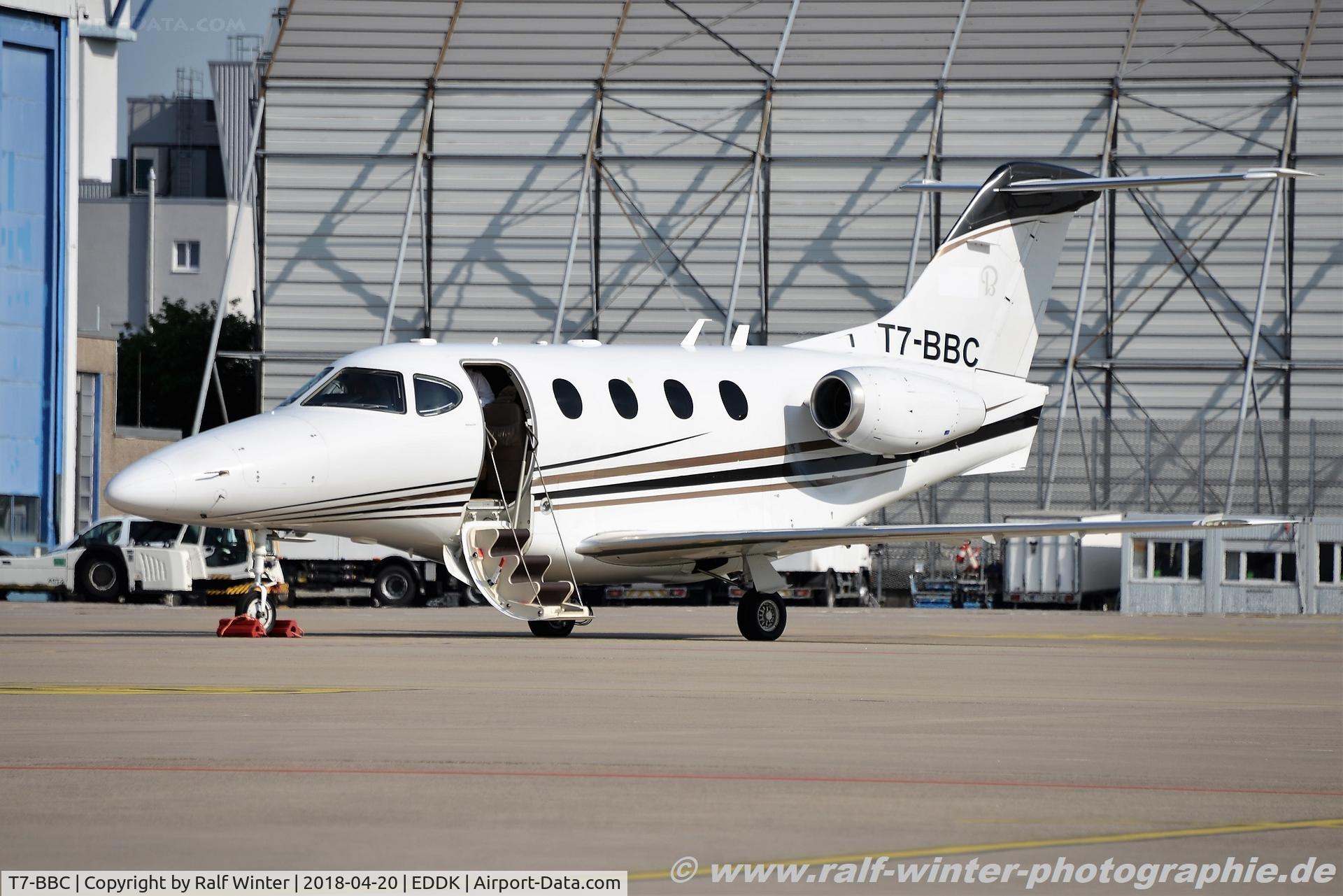 T7-BBC, 2008 Hawker Beechcraft 390 Premier 1A C/N RB-256, Hawker Beechcraft 390 Premier 1A - Belport Alliance - RB-256 - T7-BBC - 20.04.2018 - CGN