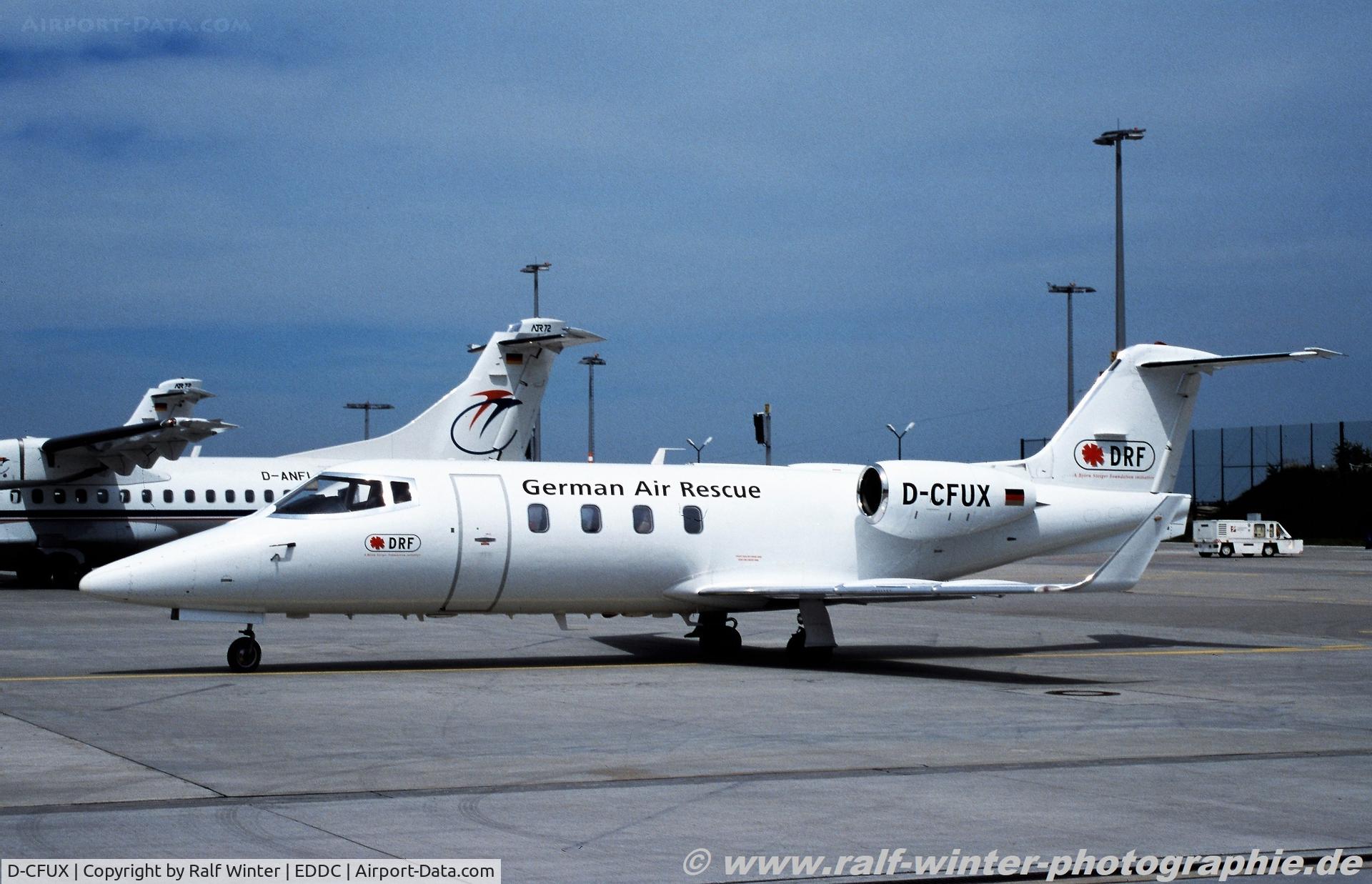 D-CFUX, Gates Learjet 55 C/N 55-061, Learjet 55 - 1I AMB Deutsche Rettungsflugwacht DRF - 55-061 - D-CFUX - 1999 - DRS