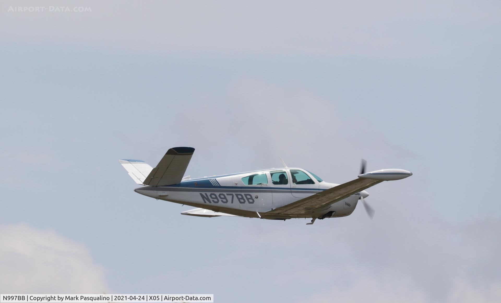 N997BB, 1980 Beech V35B Bonanza C/N D-10328, Beech V35B