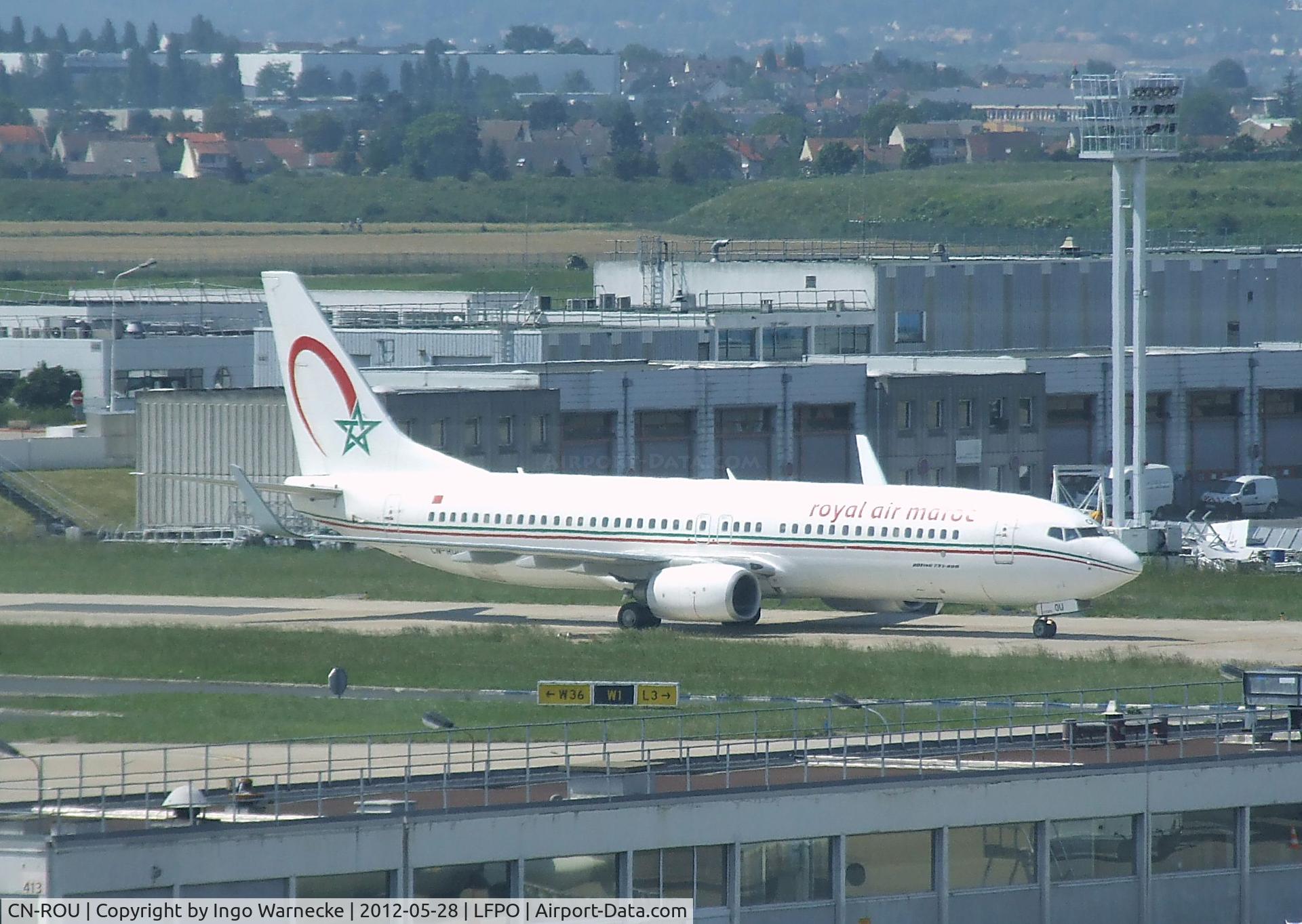 CN-ROU, 2009 Boeing 737-8B6 C/N 33069, Boeing 737-8B6 of Royal Air Maroc at Paris-Orly airport