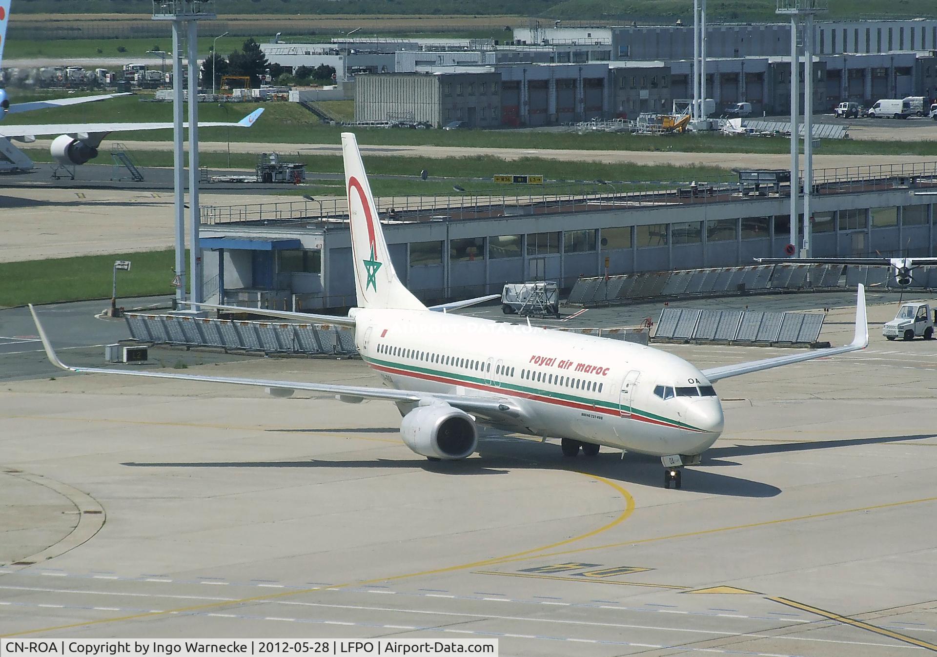 CN-ROA, 2004 Boeing 737-8B6 C/N 33059, Boeing 737-8B6 of Royal Air Maroc at Paris-Orly airport