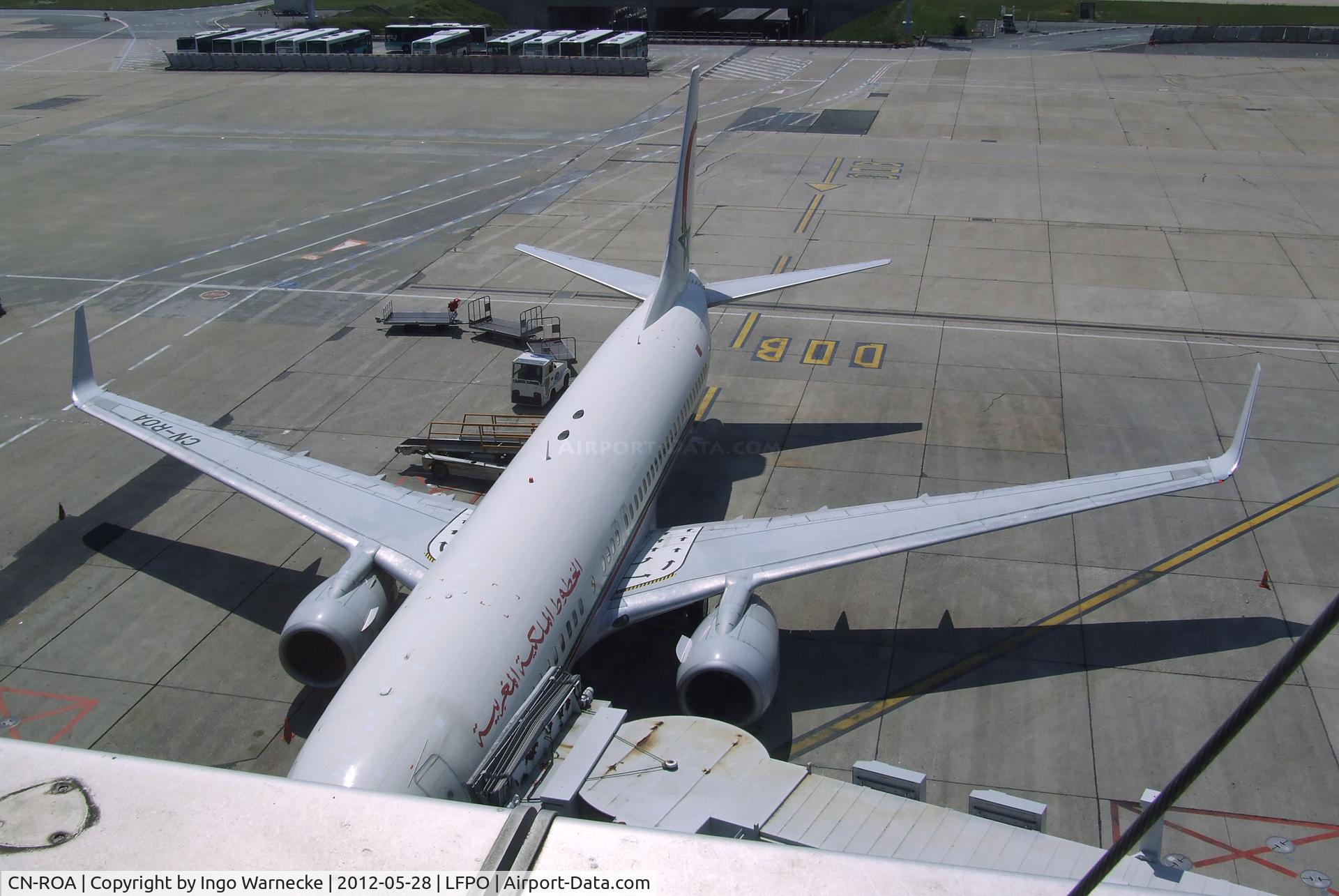 CN-ROA, 2004 Boeing 737-8B6 C/N 33059, Boeing 737-8B6 of Royal Air Maroc at Paris-Orly airport