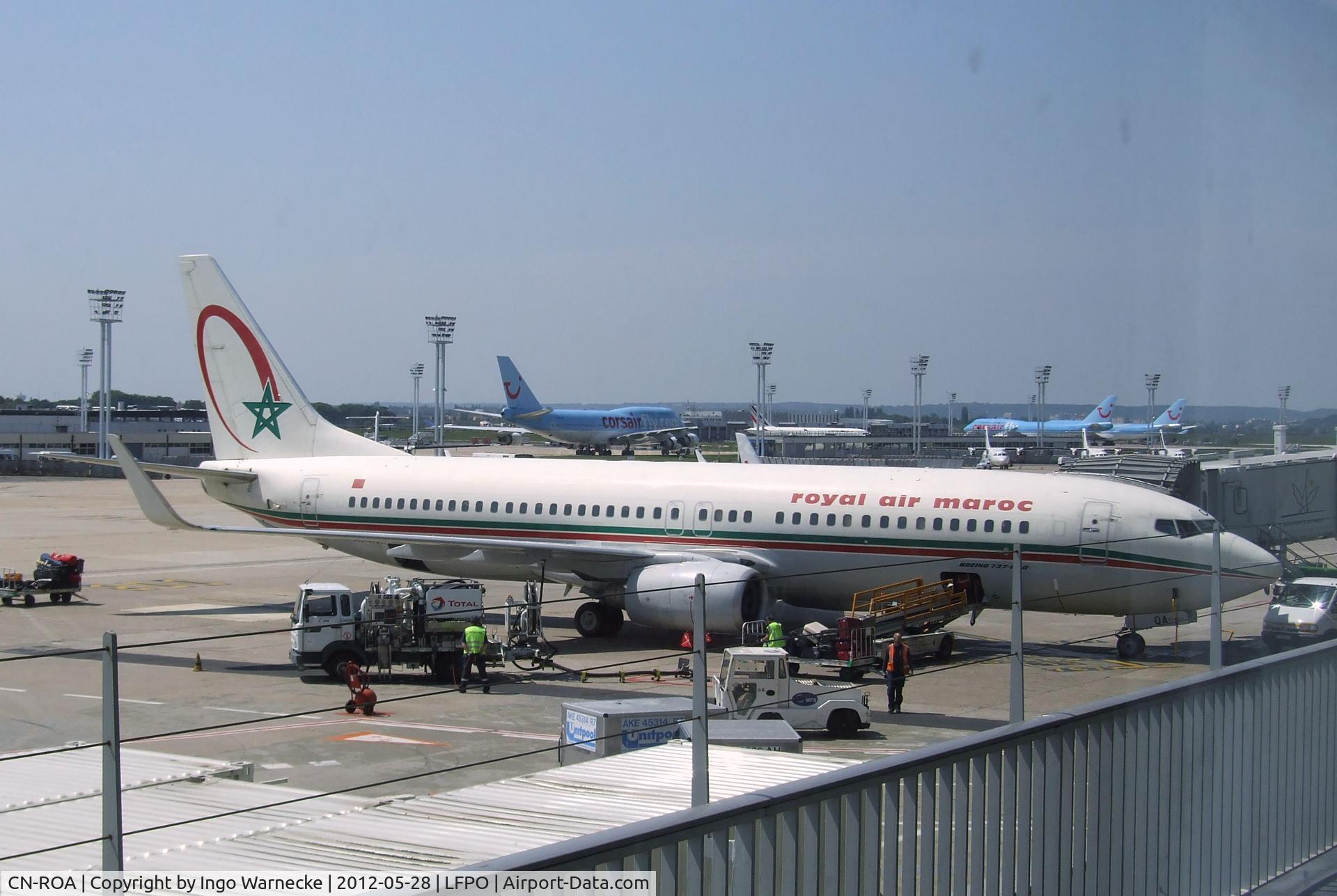 CN-ROA, 2004 Boeing 737-8B6 C/N 33059, Boeing 737-8B6 of Royal Air Maroc at Paris-Orly airport