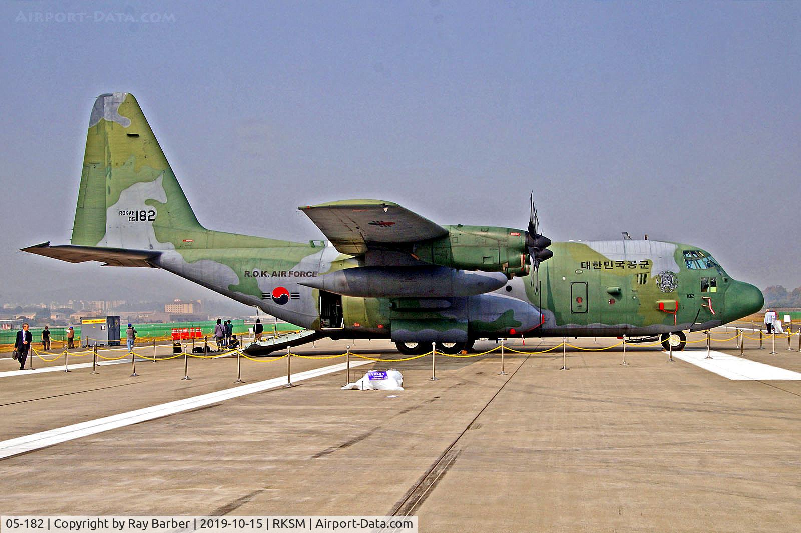 05-182, 1989 Lockheed C-130H Hercules C/N 382-5182, 05-182   (05182) Lockheed C-130H Hercules [5182] (South Korean Air Force)Seoul-Seongnam AB~HL 15/10/2019