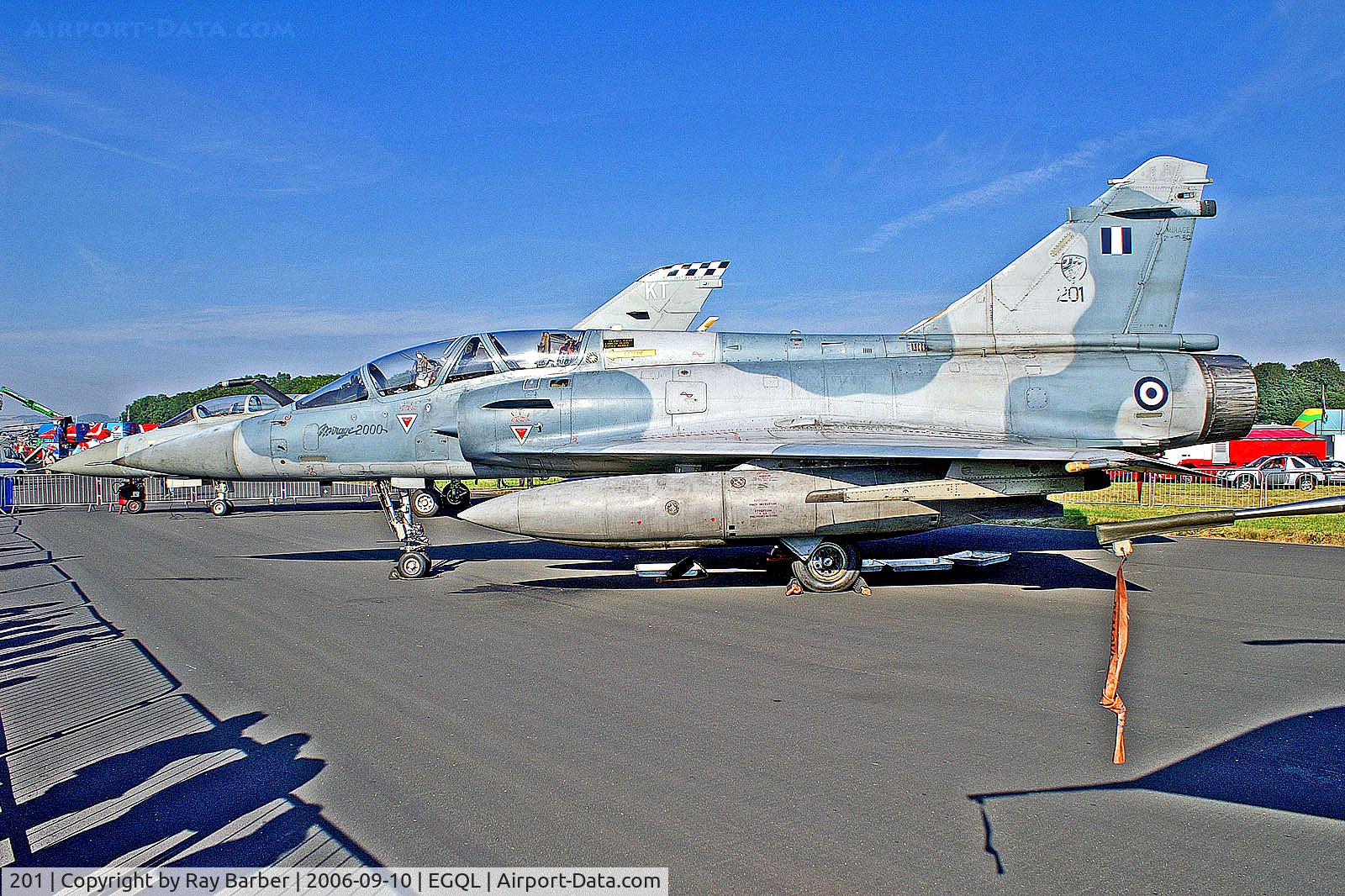 201, Dassault Mirage 2000BG C/N 77, 201   Dassault Mirage 2000BG [77] (Greek Air Force) RAF Leuchars~G 10/09/2006