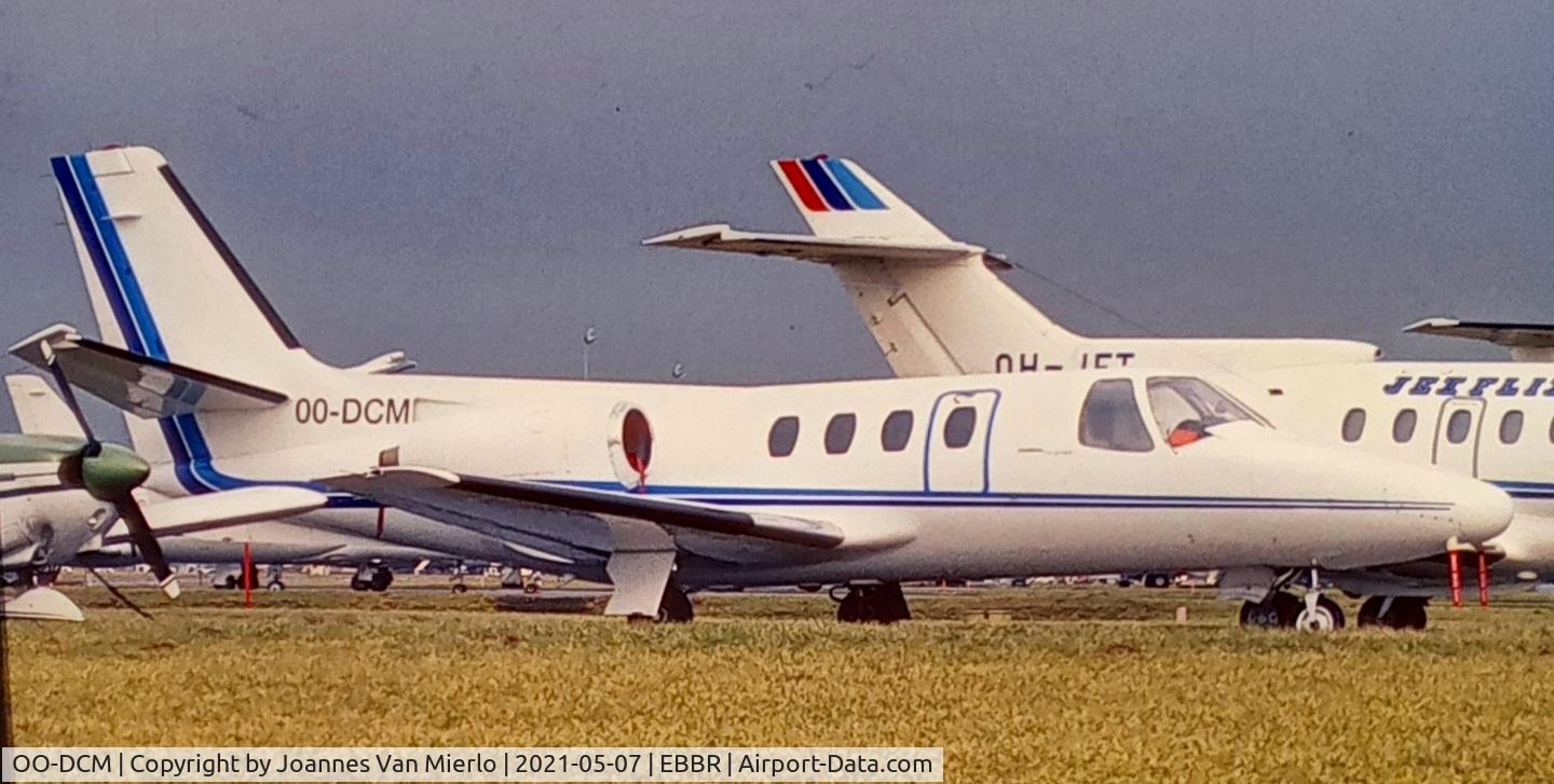 OO-DCM, Cessna 500 Citation I C/N 500-0182, scan from slide