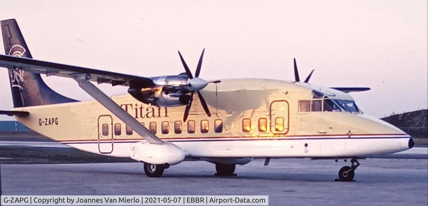 G-ZAPG, 1988 Short 360-100 C/N SH.3739, scan from slide