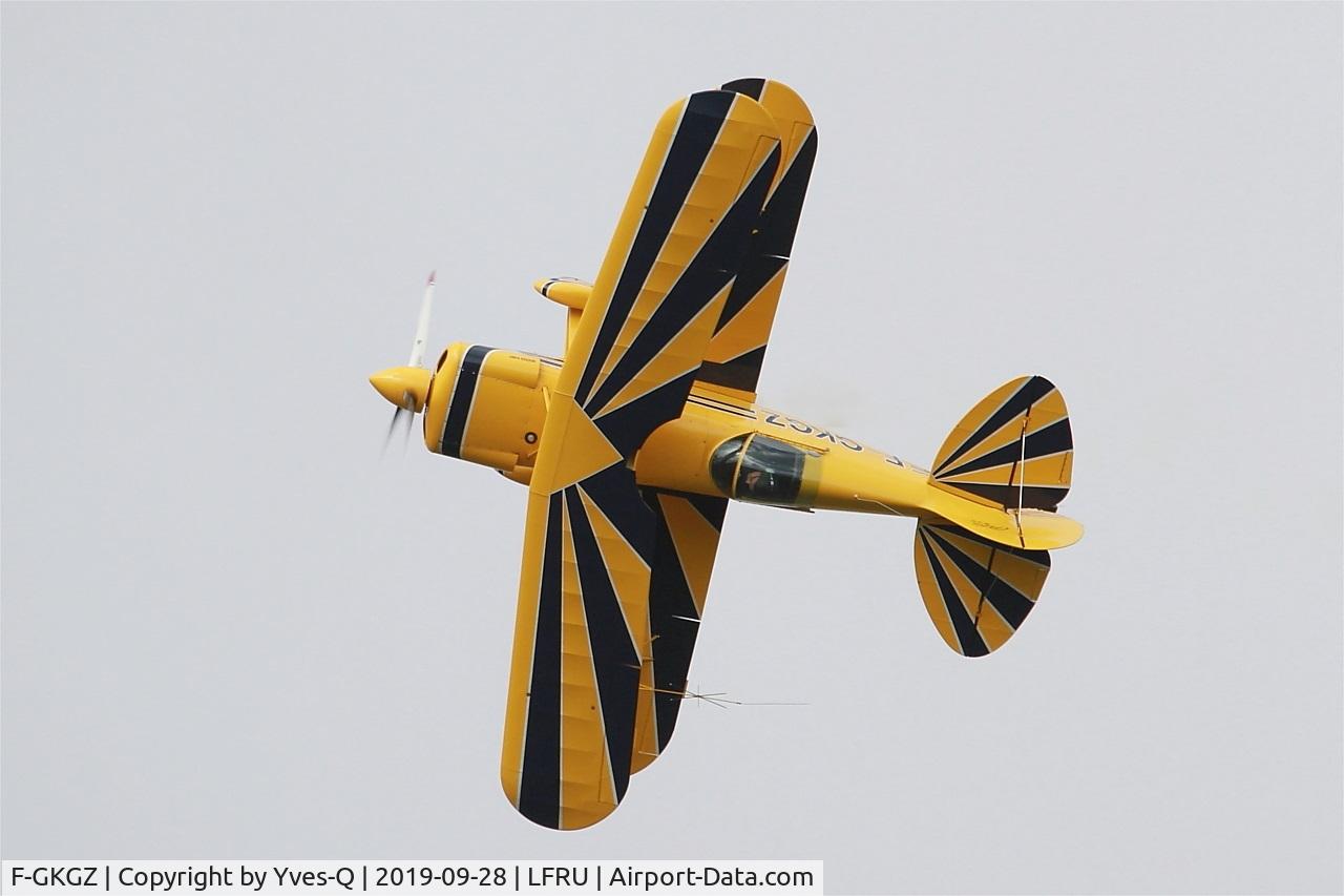 F-GKGZ, 1977 Pitts S-2A Special C/N 2149, Pitts S-2A Special, On display, Morlaix-Ploujean airport (LFRU-MXN) air show 2019