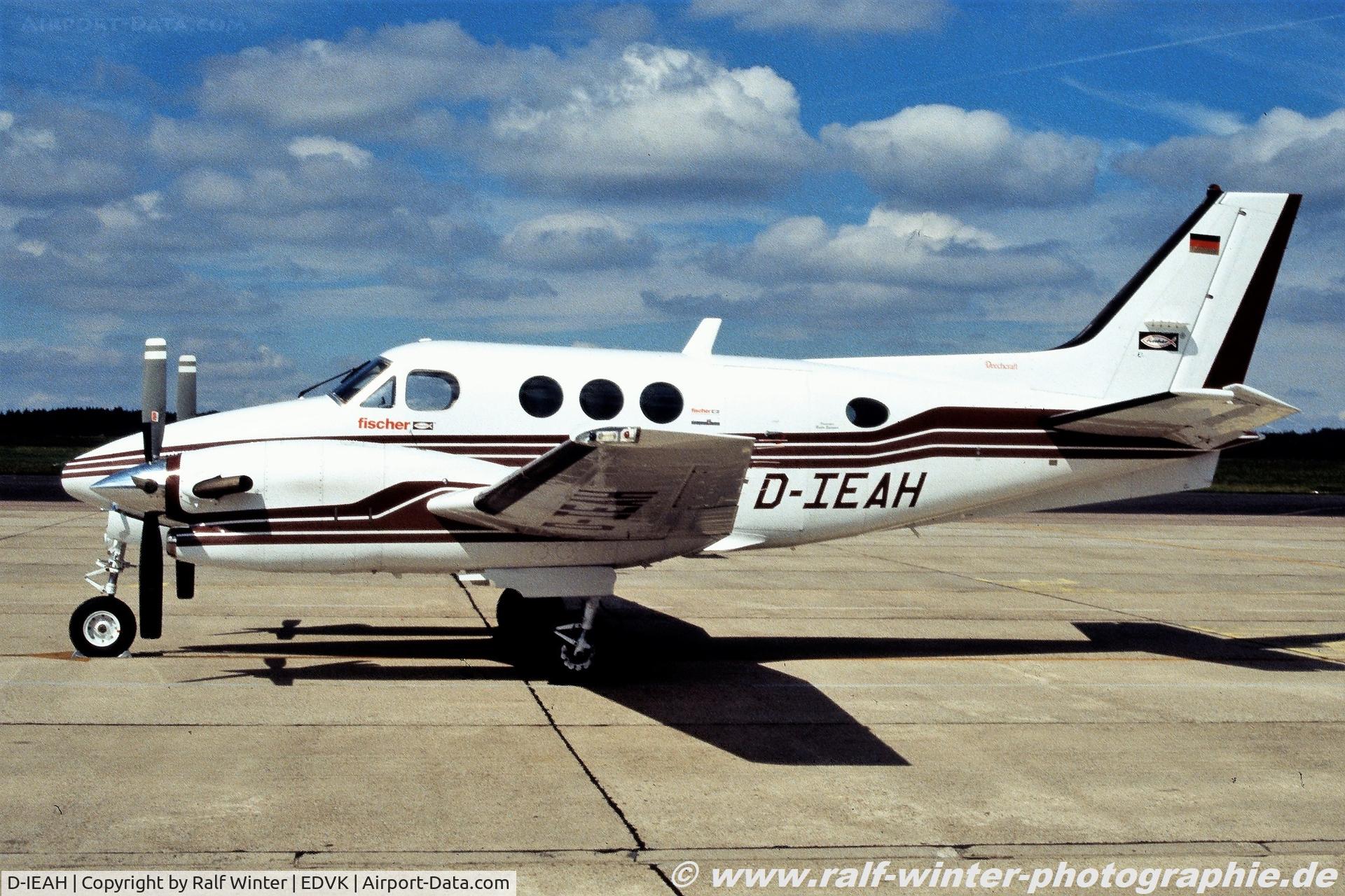 D-IEAH, 1989 Beech C90A King Air C/N LJ-1216, Beech C90A King Air - Fischerwerke Arthur Fischer - LJ-1216 - D-IEAH - 1997 - EDVK
