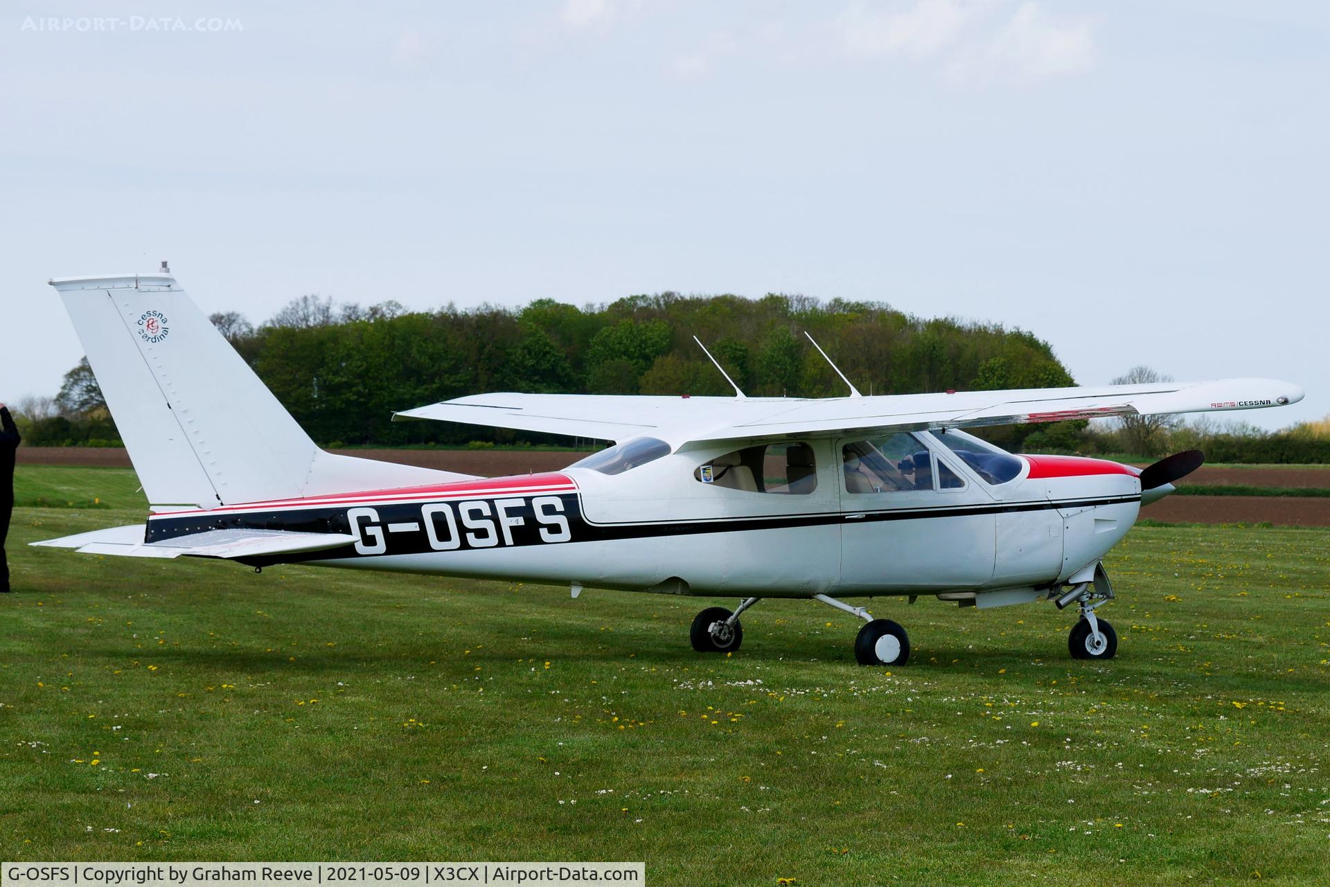 G-OSFS, 1973 Reims F177RG Cardinal RG C/N 177RG0082, Parked at Northrepps.