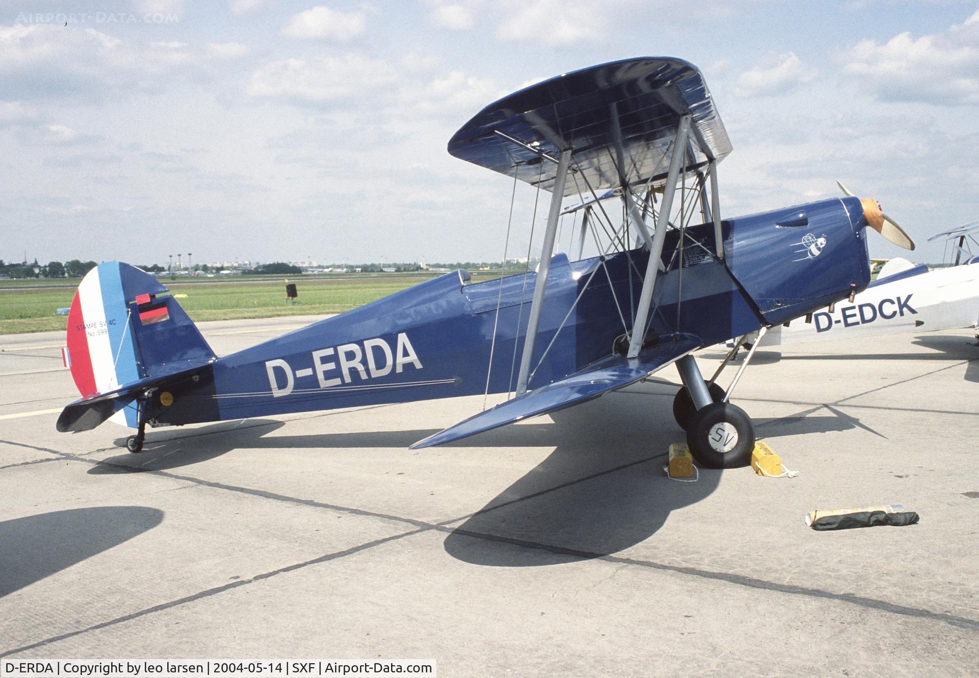 D-ERDA, 1947 Stampe-Vertongen SV-4C C/N 599, Berlin ILA 14.5.2004