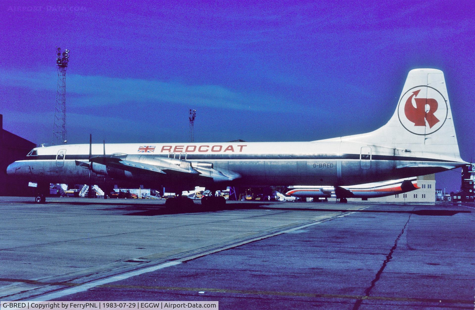 G-BRED, 1962 Canadair CL-44D4 C/N 37, Redcoad CL44
