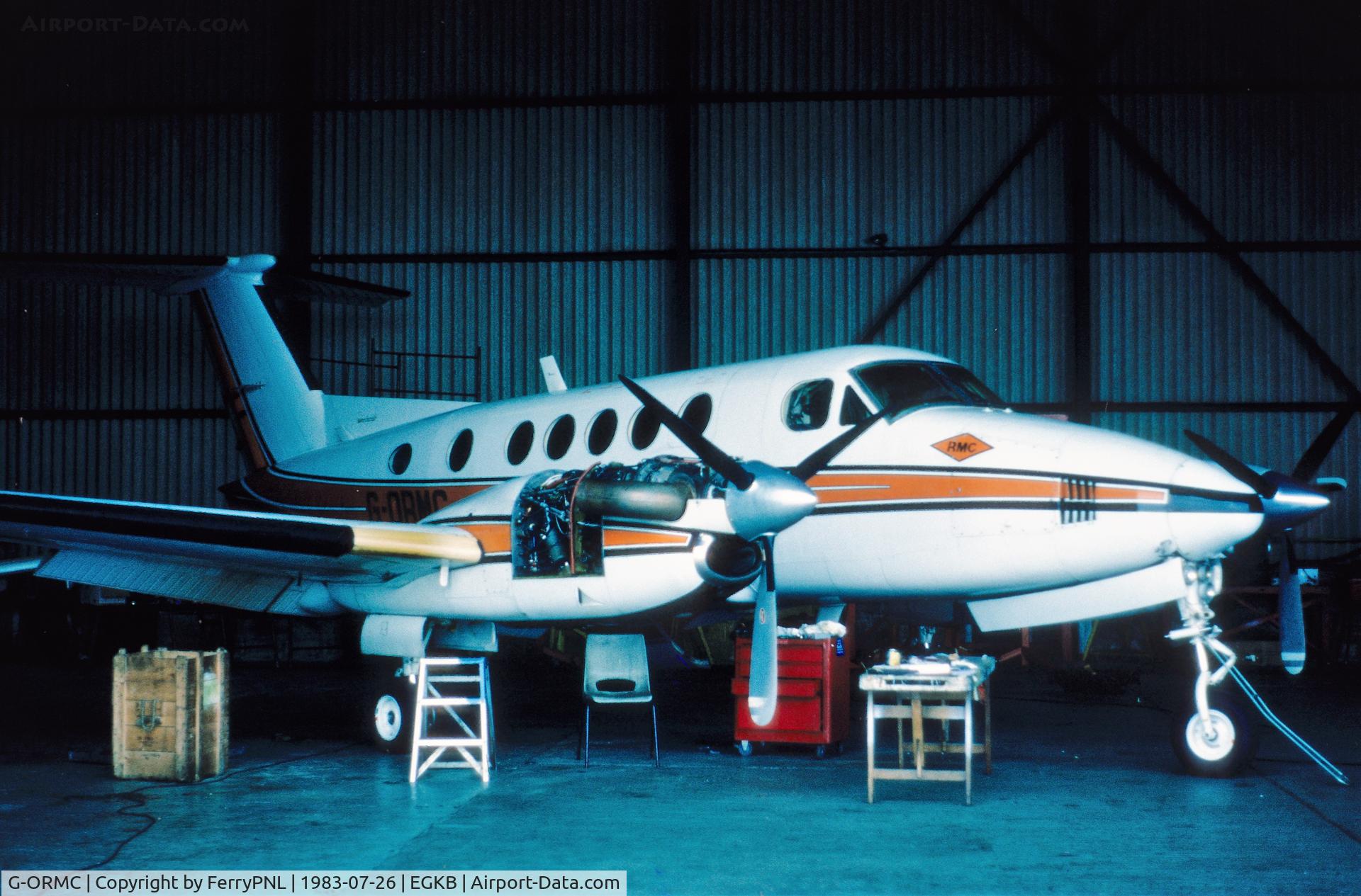 G-ORMC, 1977 Beech 200 Super King Air C/N BB-288, RMC Be200 needing some tlc