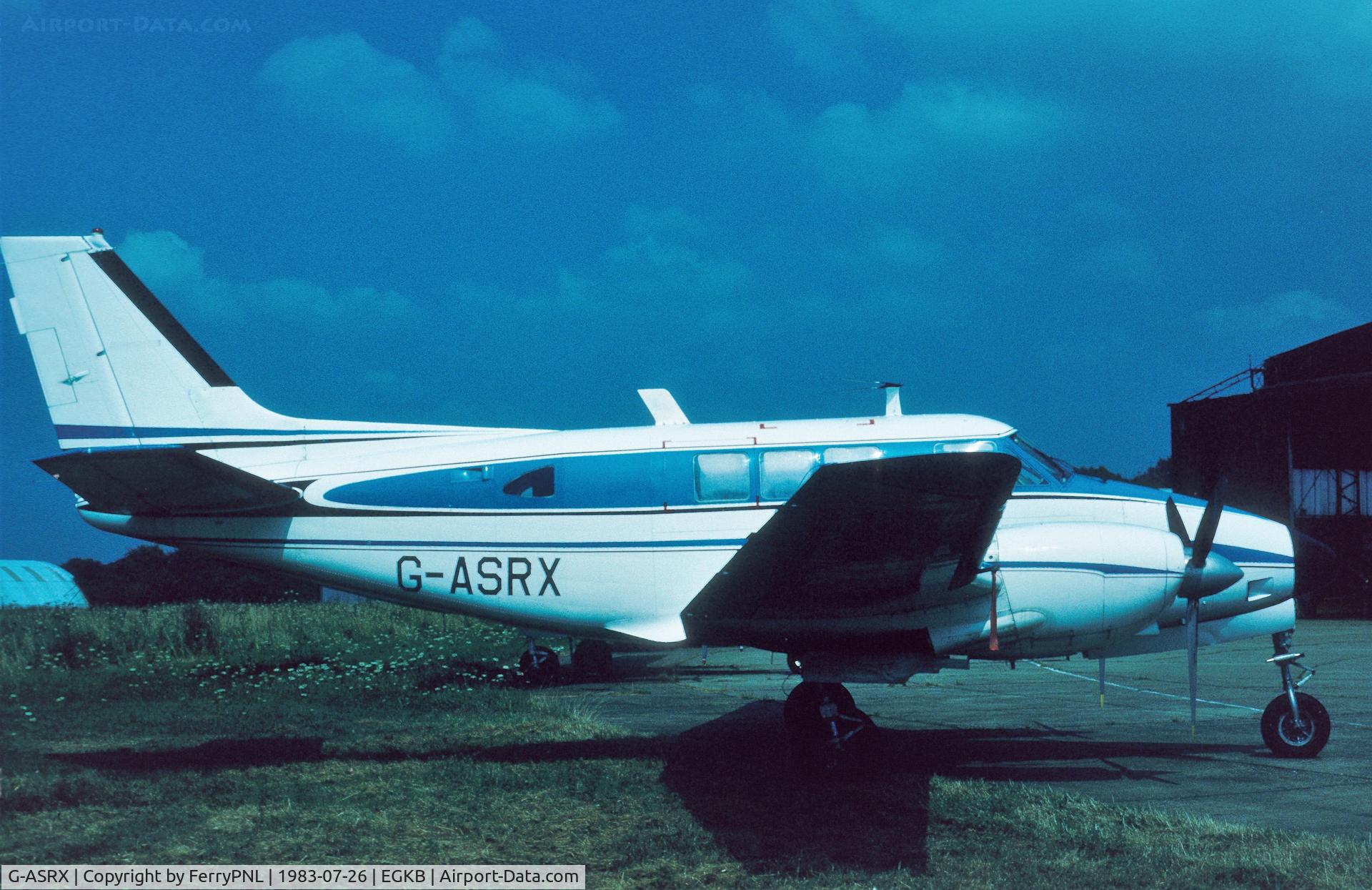G-ASRX, 1964 Beech 65-A80 Queen Air C/N LD-159, Aerocharter (Midlands) Ltd Be80