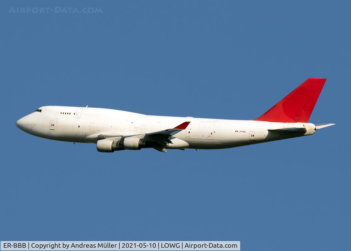 ER-BBB, 1991 Boeing 747-433SF C/N 25075, Left turn after takeoff to Nur-Sultan.