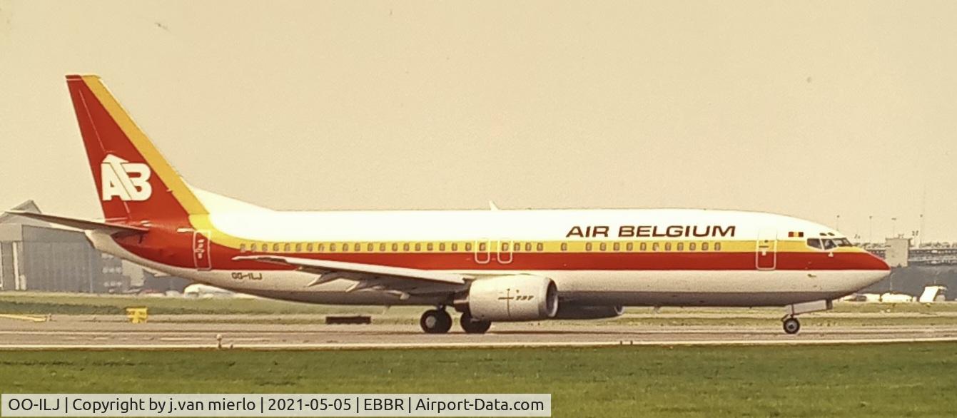 OO-ILJ, 1991 Boeing 737-46B C/N 25262, scan from slide
