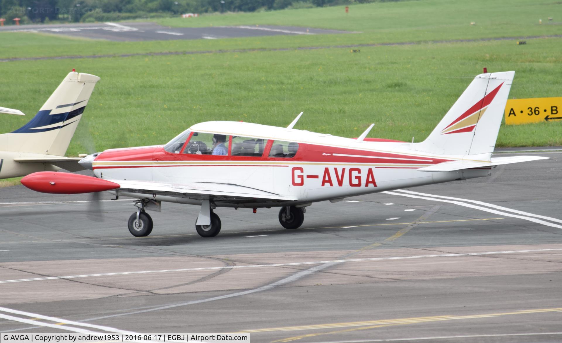 G-AVGA, 1966 Piper PA-24-260 Comanche B C/N 24-4489, G-AVGA at Gloucestershire Airport.