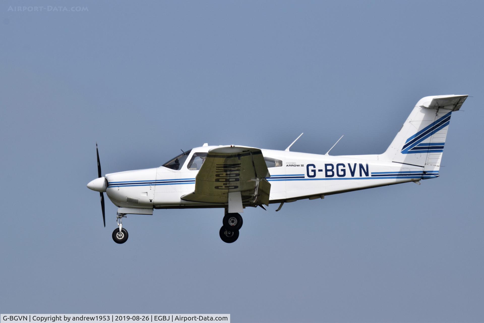 G-BGVN, 1979 Piper PA-28RT-201 Arrow IV Arrow IV C/N 28R-7918168, G-BGVN at Gloucestershire Airport.