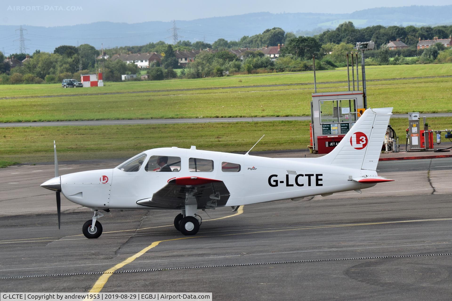 G-LCTE, 2019 Piper PA-28-181 Archer TX C/N 2881169, G-LCTE at Gloucestershire Airport.