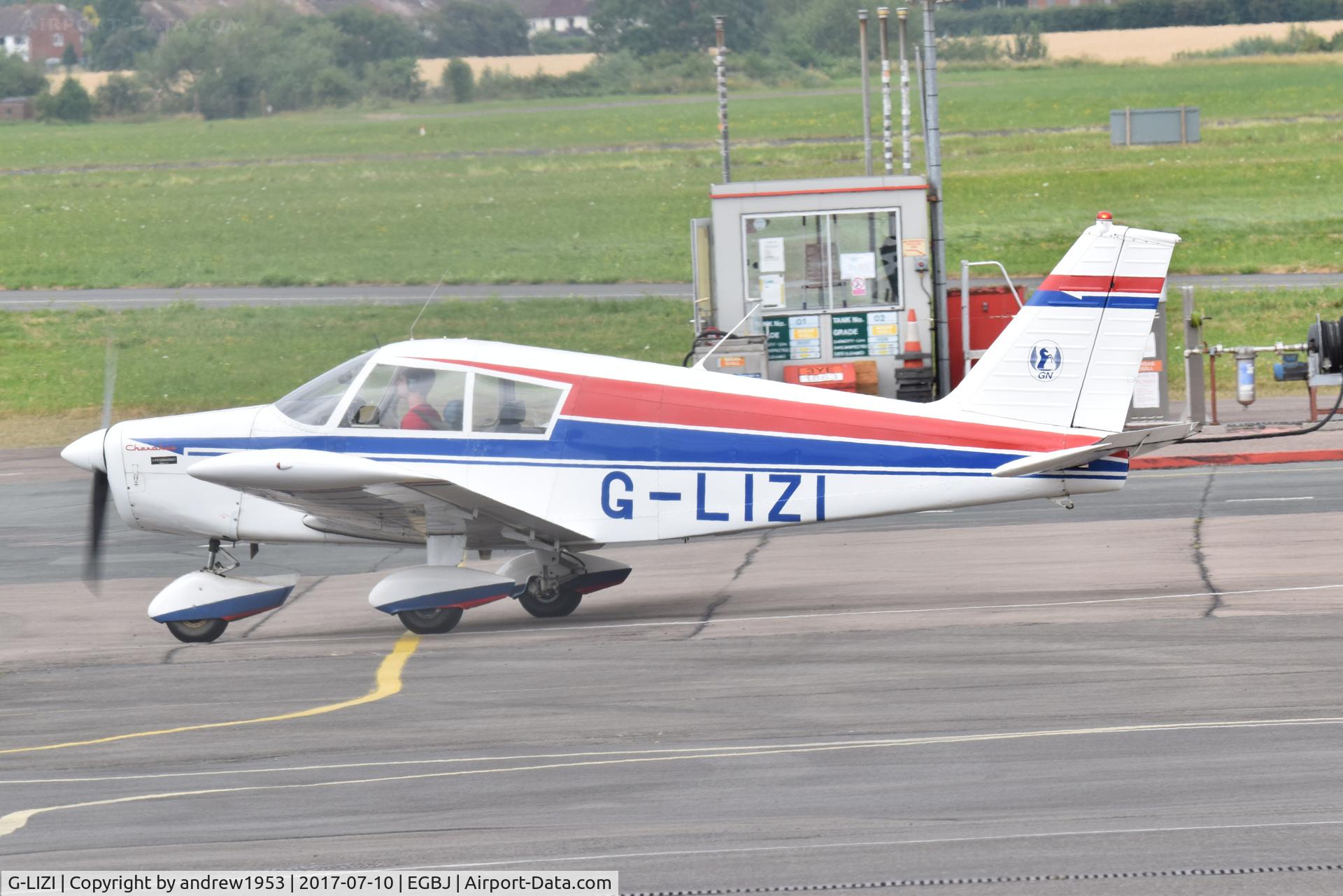 G-LIZI, 1961 Piper PA-28-160 Cherokee Cherokee C/N 28-52, G-LIZI at Gloucestershire Airport.
