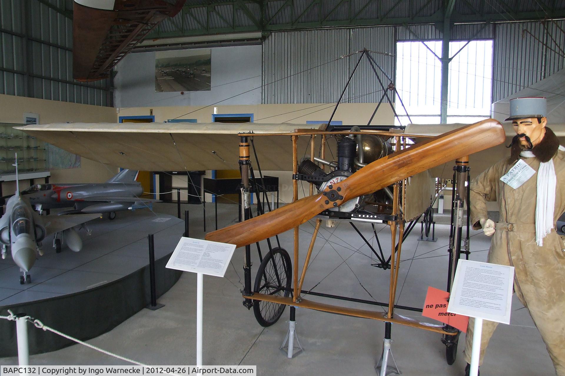 BAPC132, Bleriot XI Replica C/N PFA 088-10864, Bleriot XI replica at the Musée Européen de l'Aviation de Chasse, Montelimar Ancone airfield