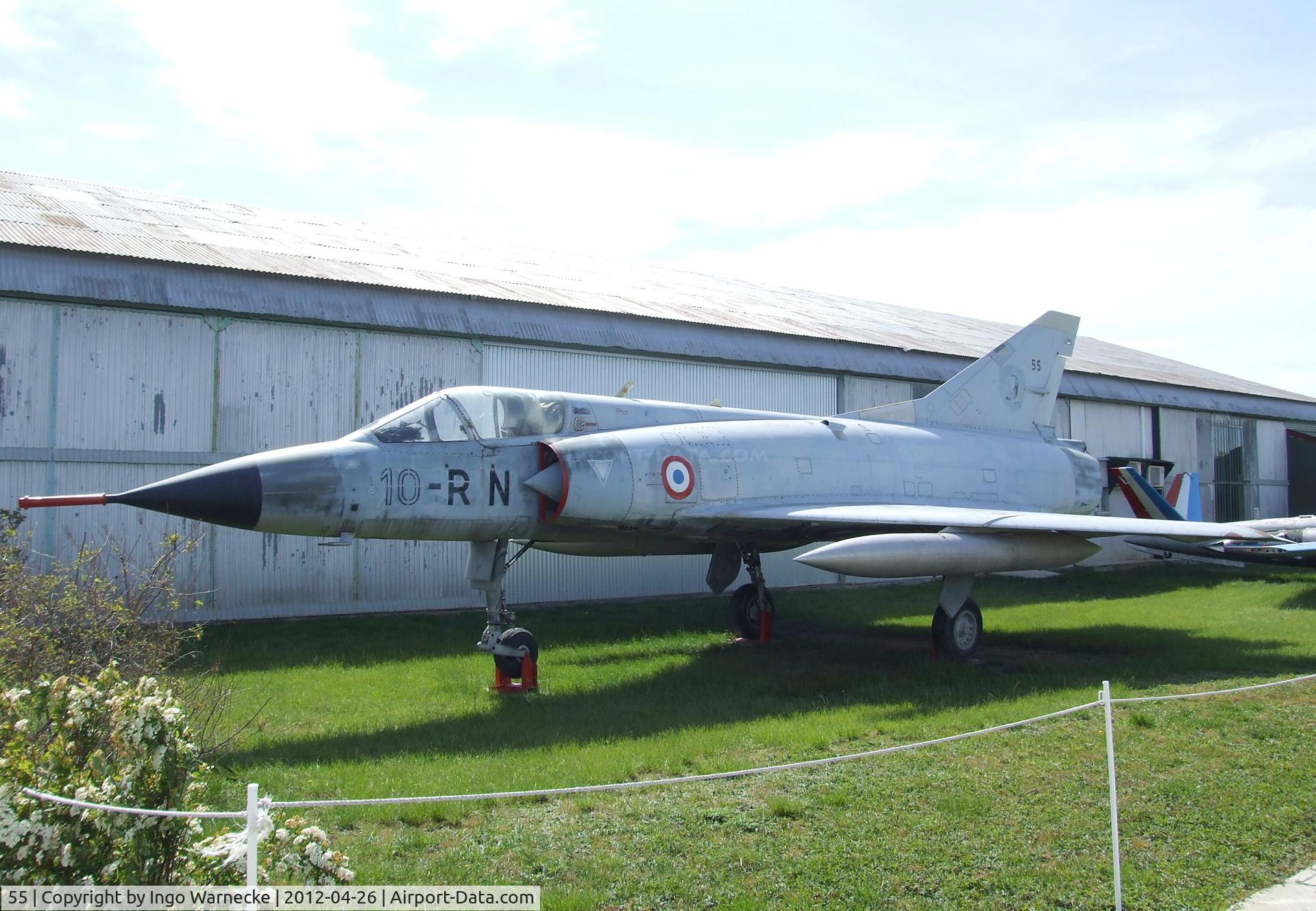 55, Dassault Mirage IIIC C/N 55, Dassault Mirage III C at the Musée Européen de l'Aviation de Chasse, Montelimar Ancone airfield