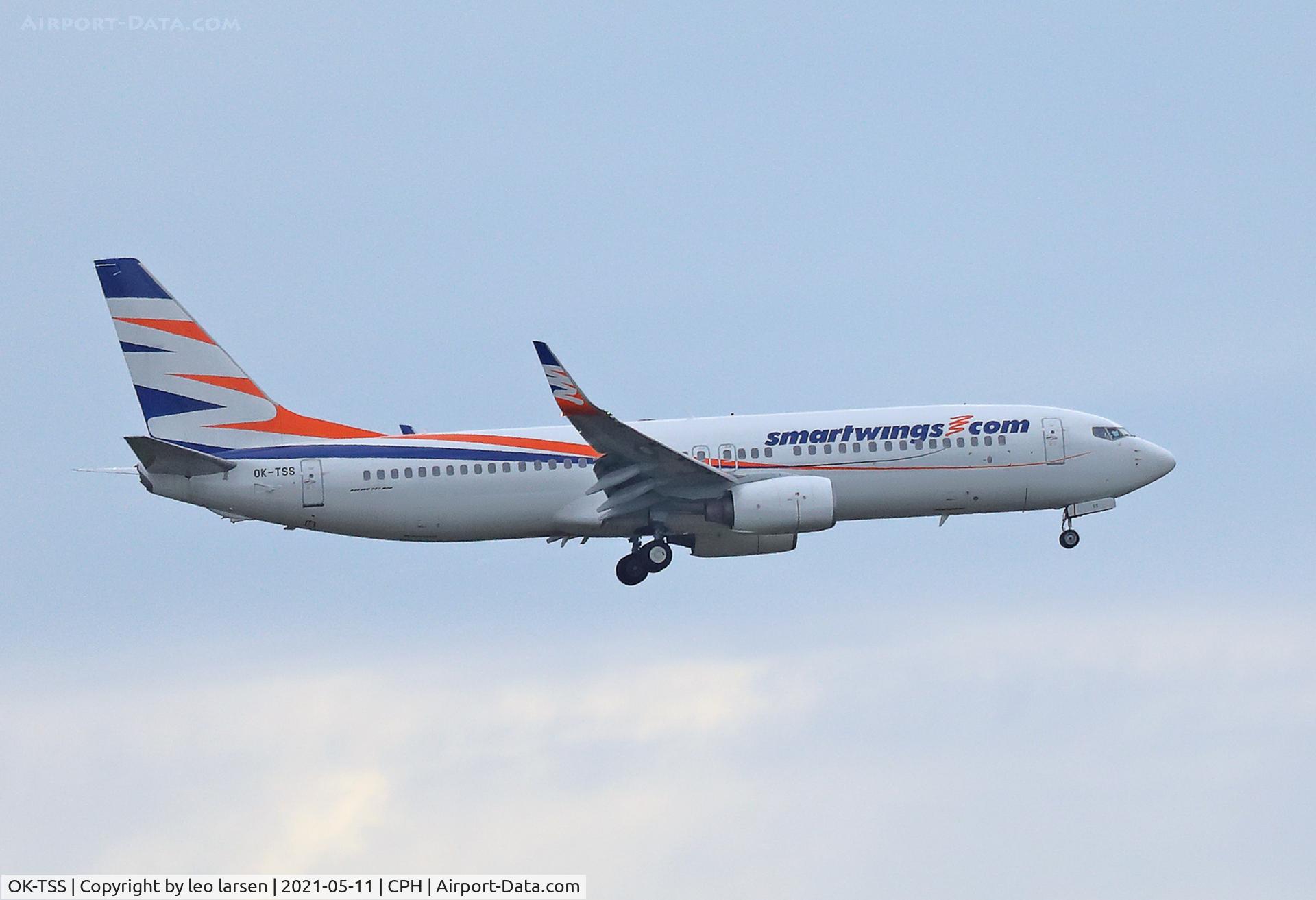OK-TSS, 2008 Boeing 737-81M C/N 35272, Copenhagen 11.5.2021