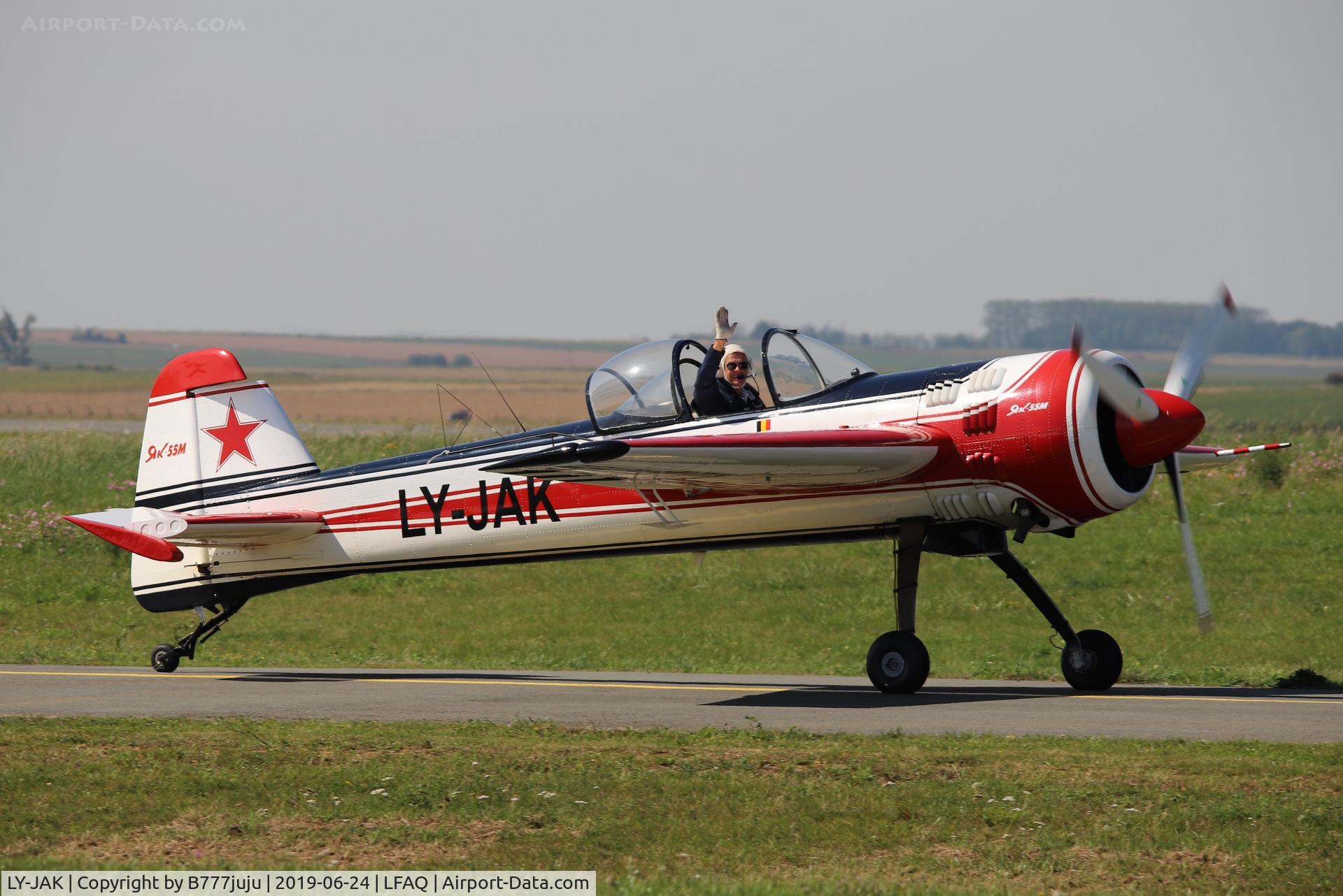 LY-JAK, Yakovlev Yak-55M C/N not found LY-JAK, at Albert Airshow
