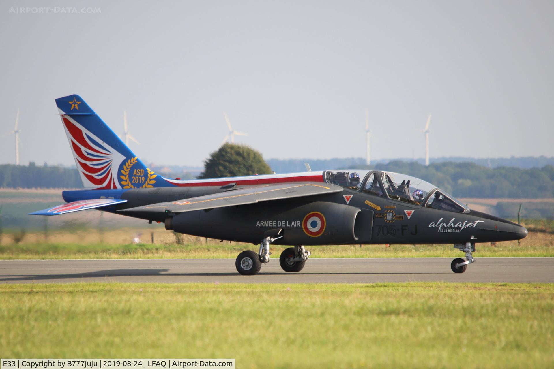 E33, Dassault-Dornier Alpha Jet E C/N E33, at Albert Airshow
