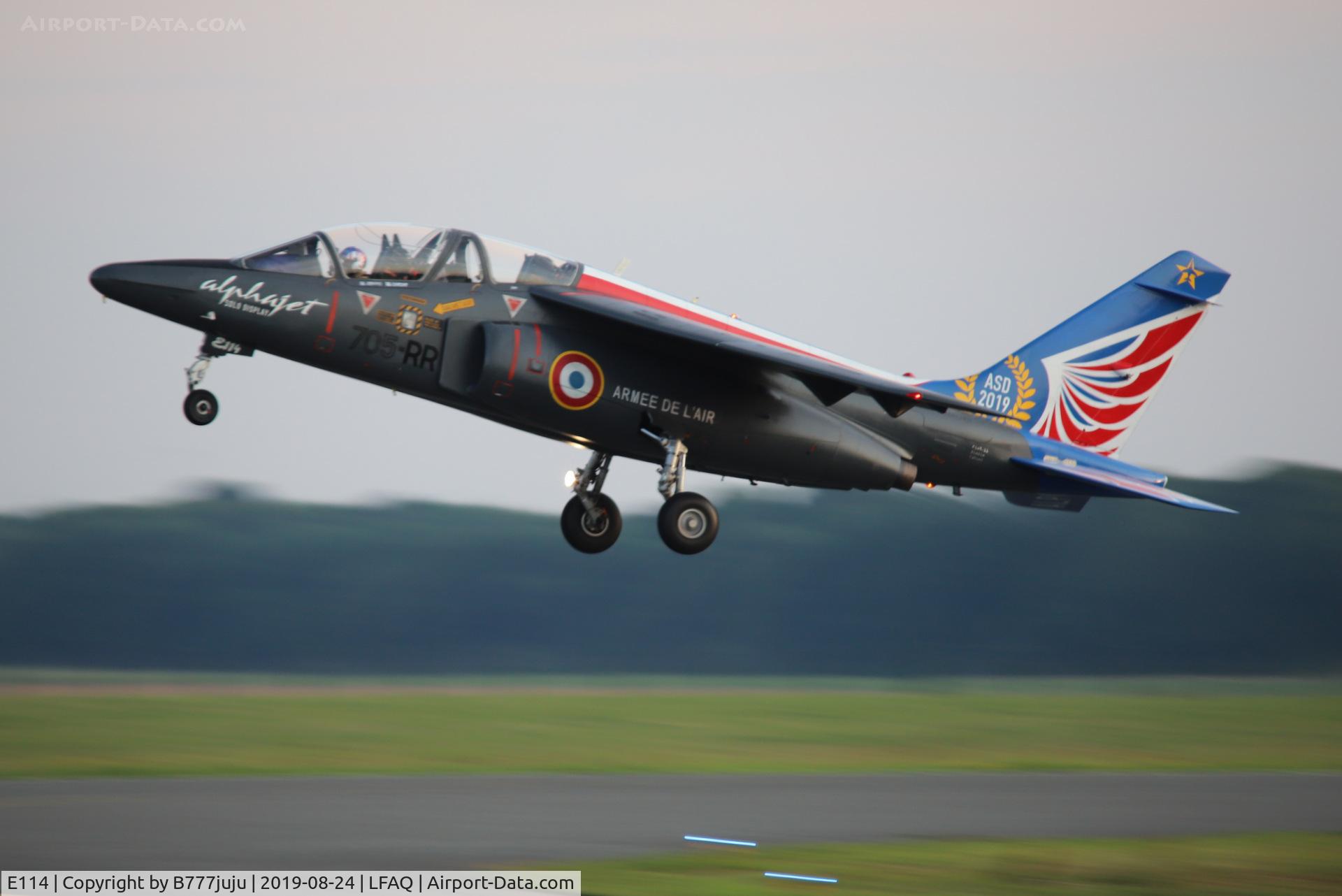 E114, Dassault-Dornier Alpha Jet E C/N E114, at Albert Airshow