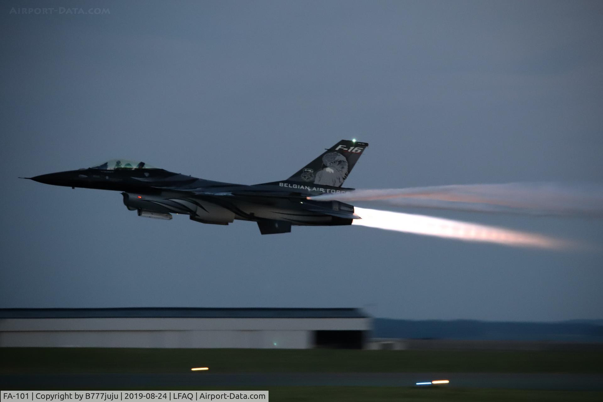 FA-101, SABCA F-16AM Fighting Falcon C/N 6H-101, at Albert Airshow
