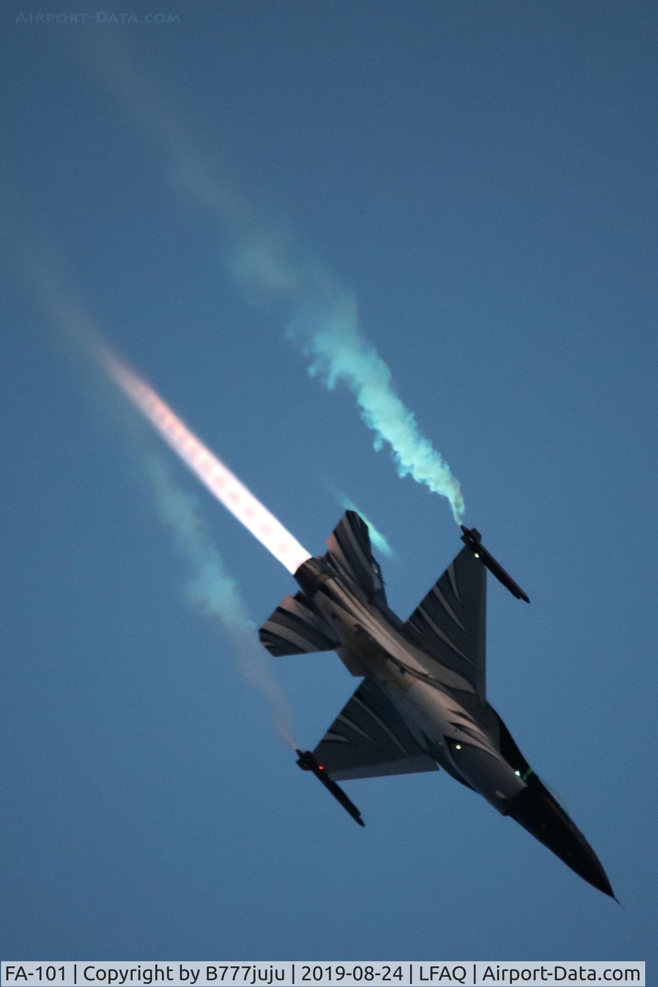 FA-101, SABCA F-16AM Fighting Falcon C/N 6H-101, at Albert Airshow