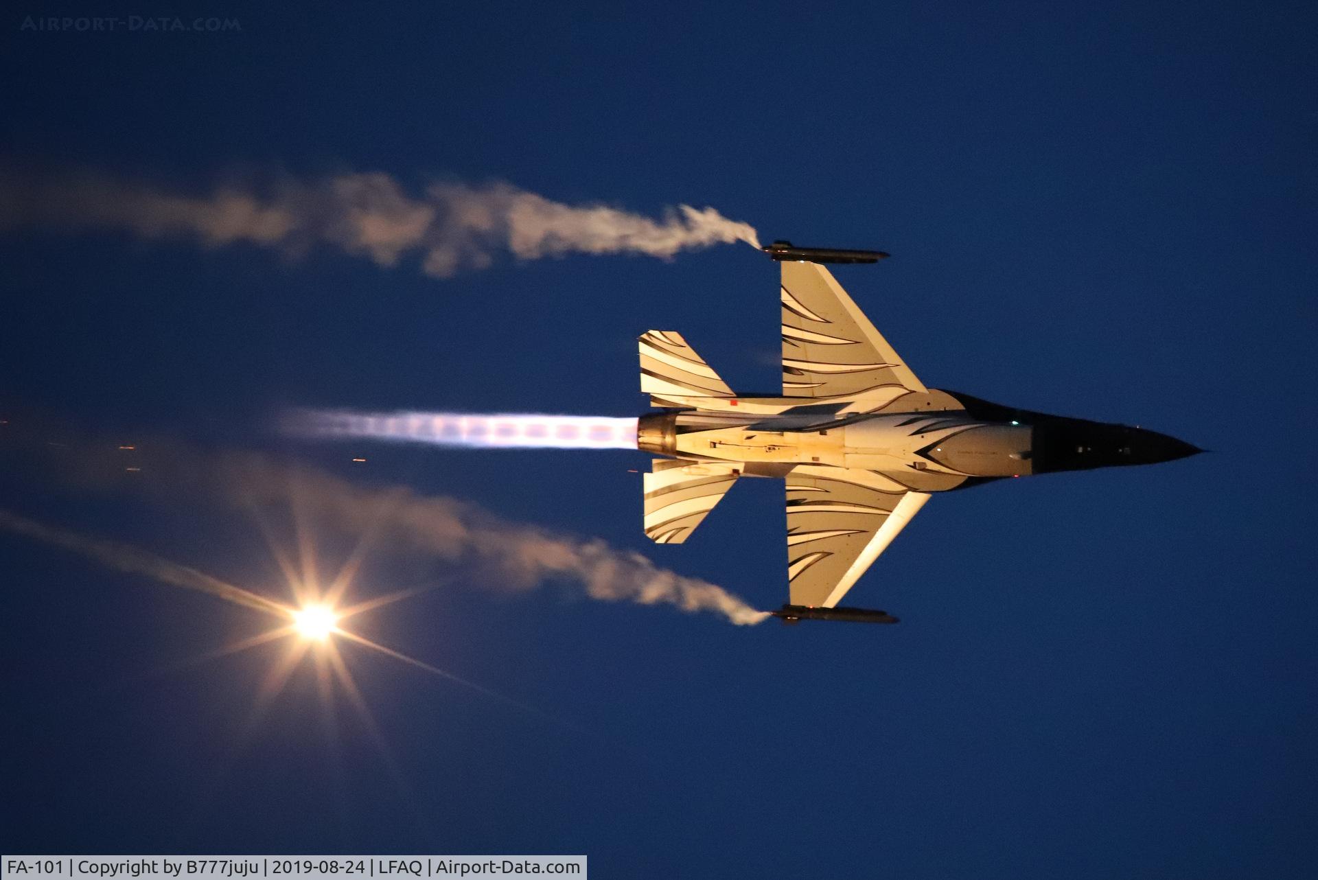 FA-101, SABCA F-16AM Fighting Falcon C/N 6H-101, at Albert Airshow