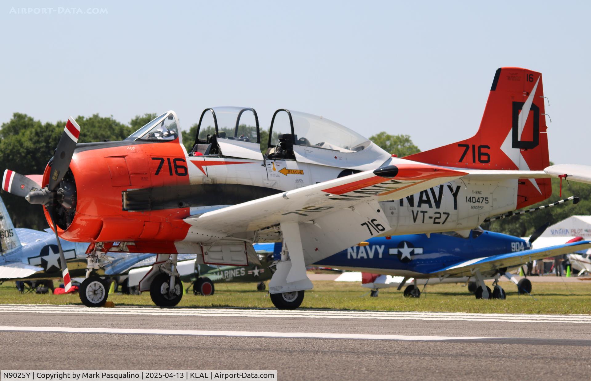 N9025Y, 1956 North American T-28C Trojan C/N 226-152, North American T-28C